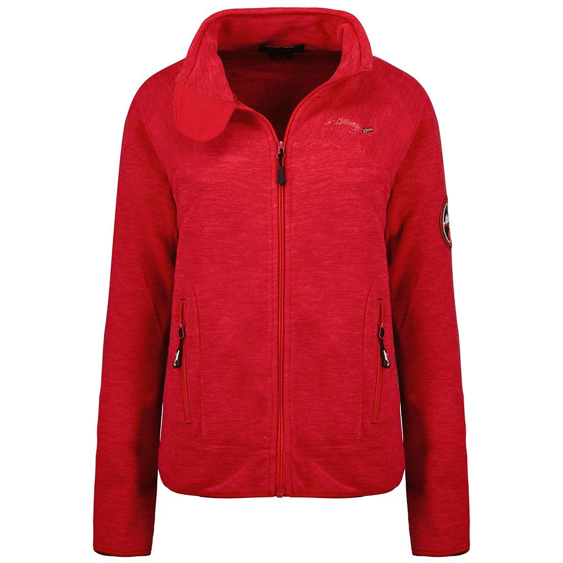 Geographical Norway Fleecejacke Damen - G-TARELLA leicht zu tragen, warm und flauschig Rot
