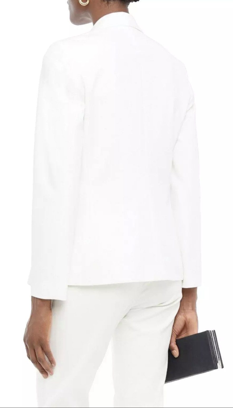 BRUNELLO CUCINELLI Jackenblazer Blazer Sakko mit Perlenverzierung Metallic-Crêpe-Besatz Schimmernde spitze Revers im Tuxedo-Stil