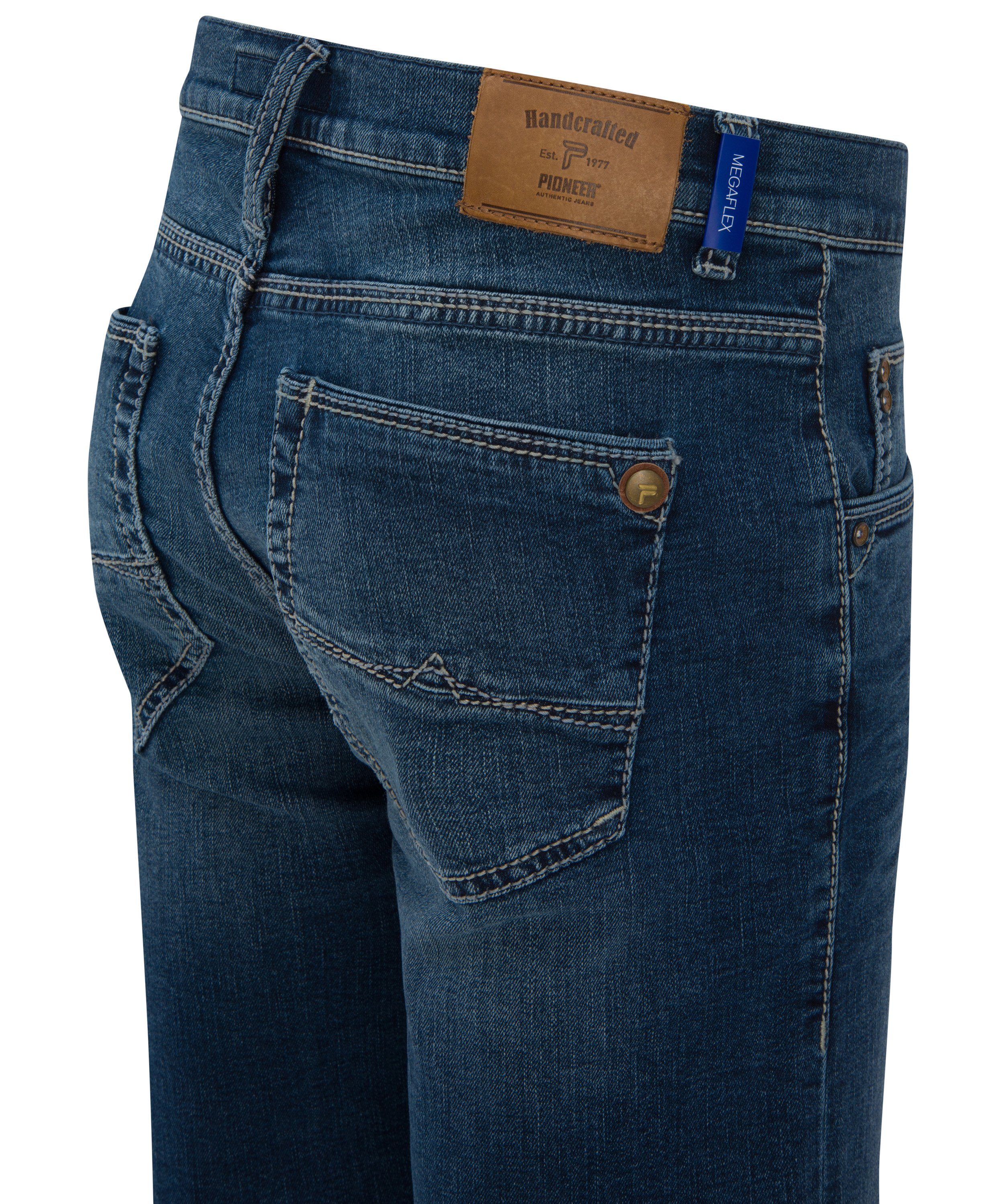 Pioneer Authentic Jeans 5-Pocket-Jeans PIONEER - HANDCRAFTE MEGAFLEX 1317 blue SHORT 9923.327 used DUKE stone