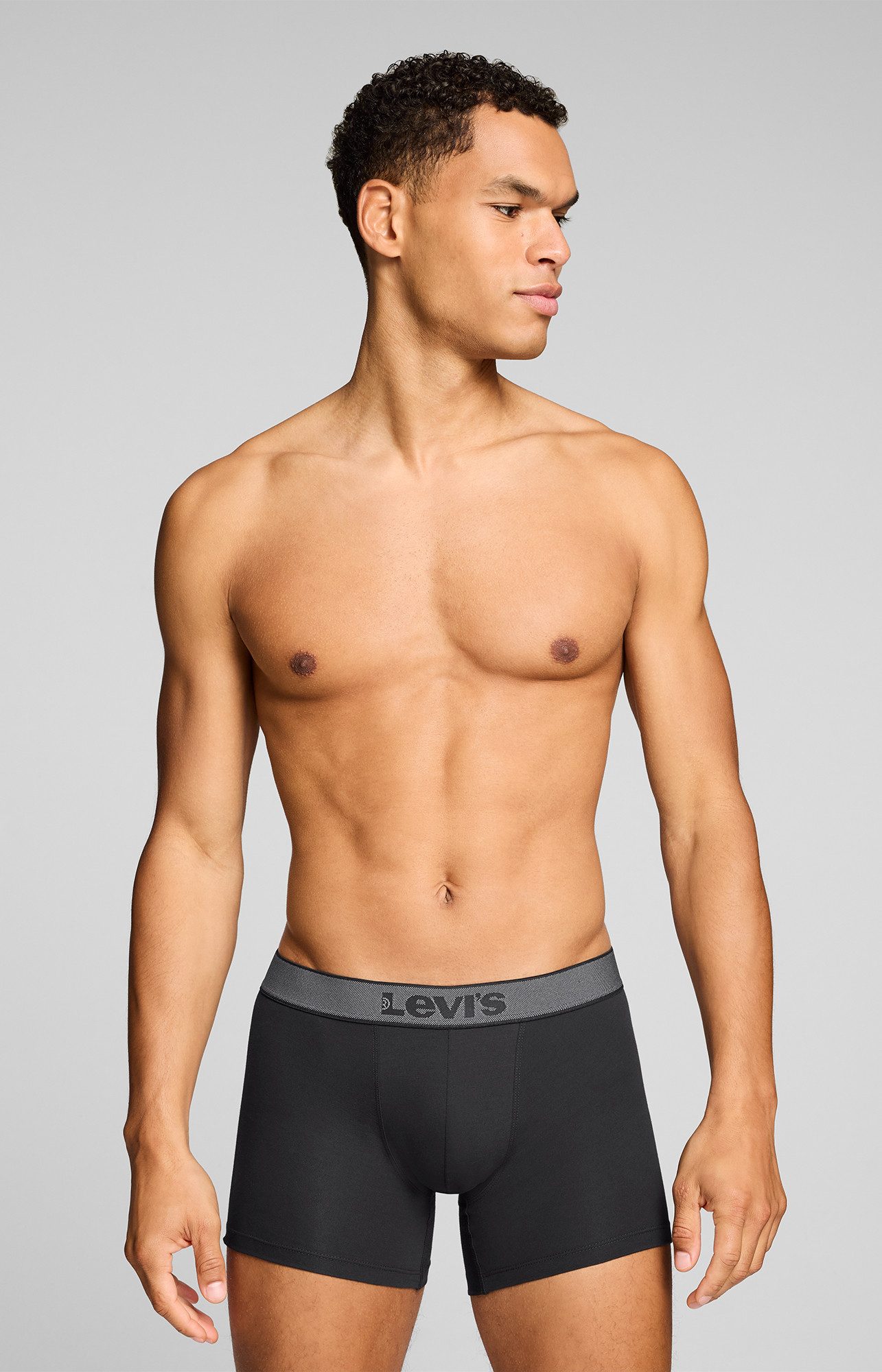Levi's® Boxershorts LEVIS MEN TWILL WB BOXER BRIEF 2P (2er Pack) ohne Eingriff, Stretchbund – Bild 3 von 5