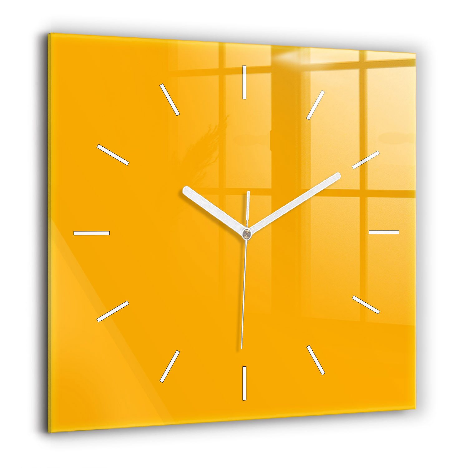 Tulup Wanduhr Wanduhr Modernistische Glaswanduhr 60x60cm günstig online kaufen