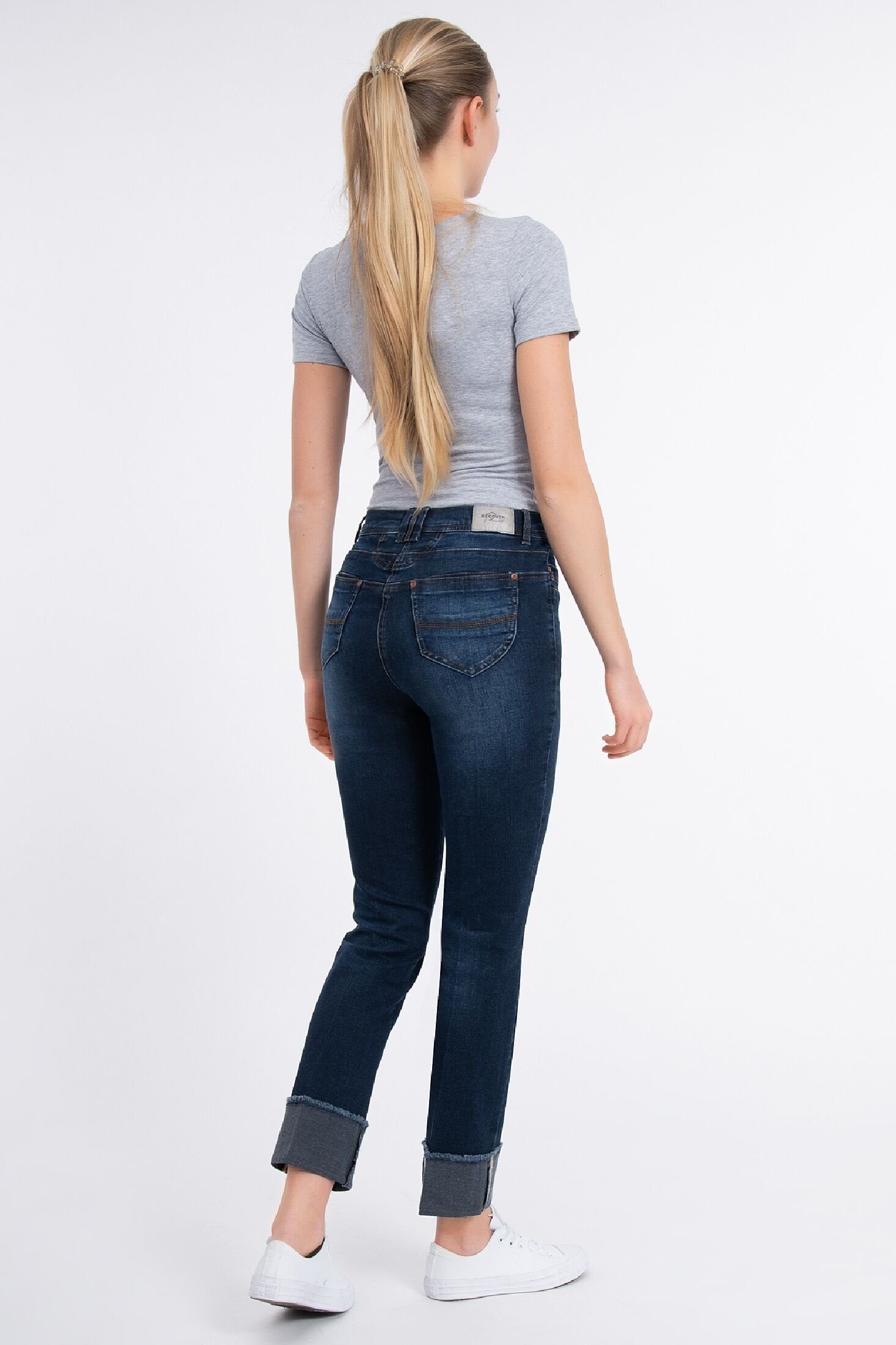 ALINA 5-Pocket-Jeans DEEP-BLUE Recover Pants