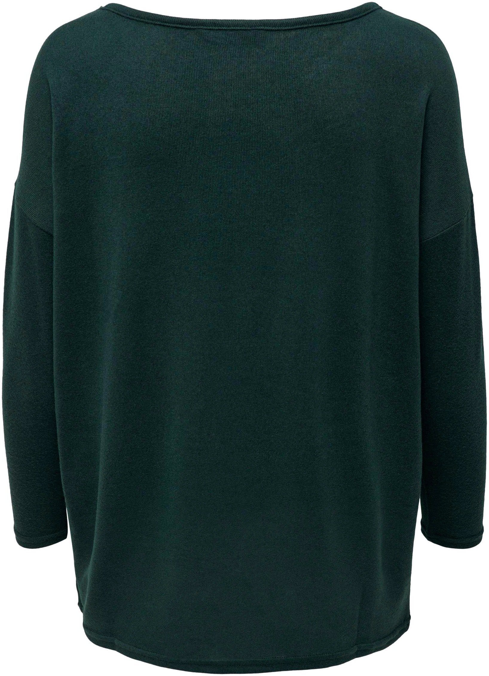 ONLY TOP SOLID 4/5 Green 3/4-Arm-Shirt MELANGE Gables ONLELCOS