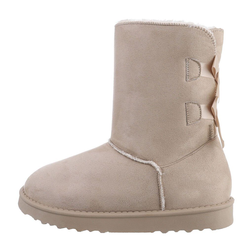 Ital-Design Damen Snowboots Freizeit Snowboots (81440813) Flach Flache Stie günstig online kaufen