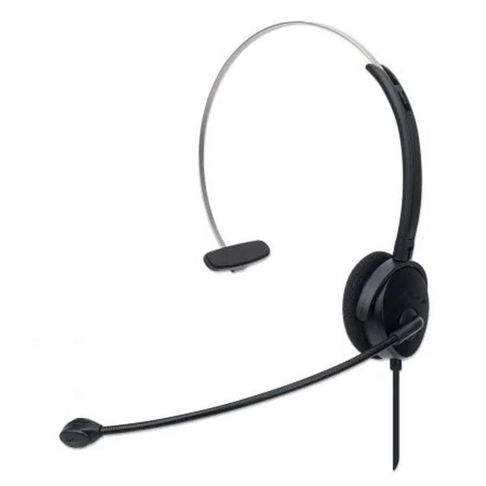 MANHATTAN Manhattan Mono USB-Headset, Ohraufliegendes Design (On-Ear) Headset
