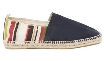 Amina Muaddi Paul Smith X Castaner Paul Artist Suede Pablo Stripe Espadrilles Schuh Sneaker