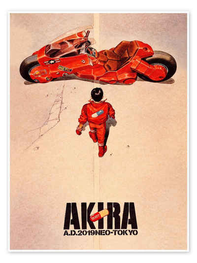 Posterlounge Poster Vintage Entertainment Collection, Akira I, Wohnzimmer