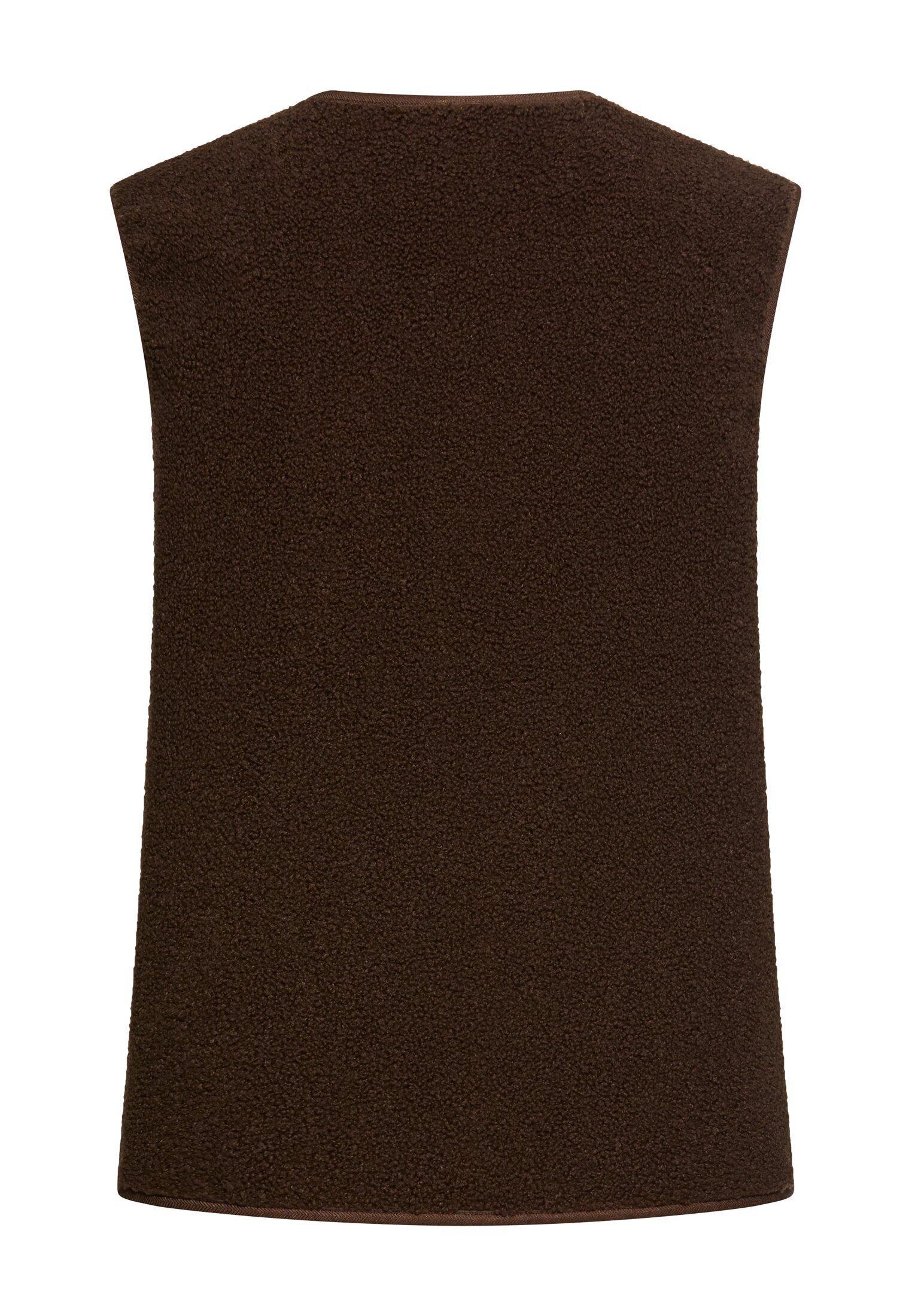 camel active Fleeceweste mit seitlichen Eingrifftaschen ärmellos