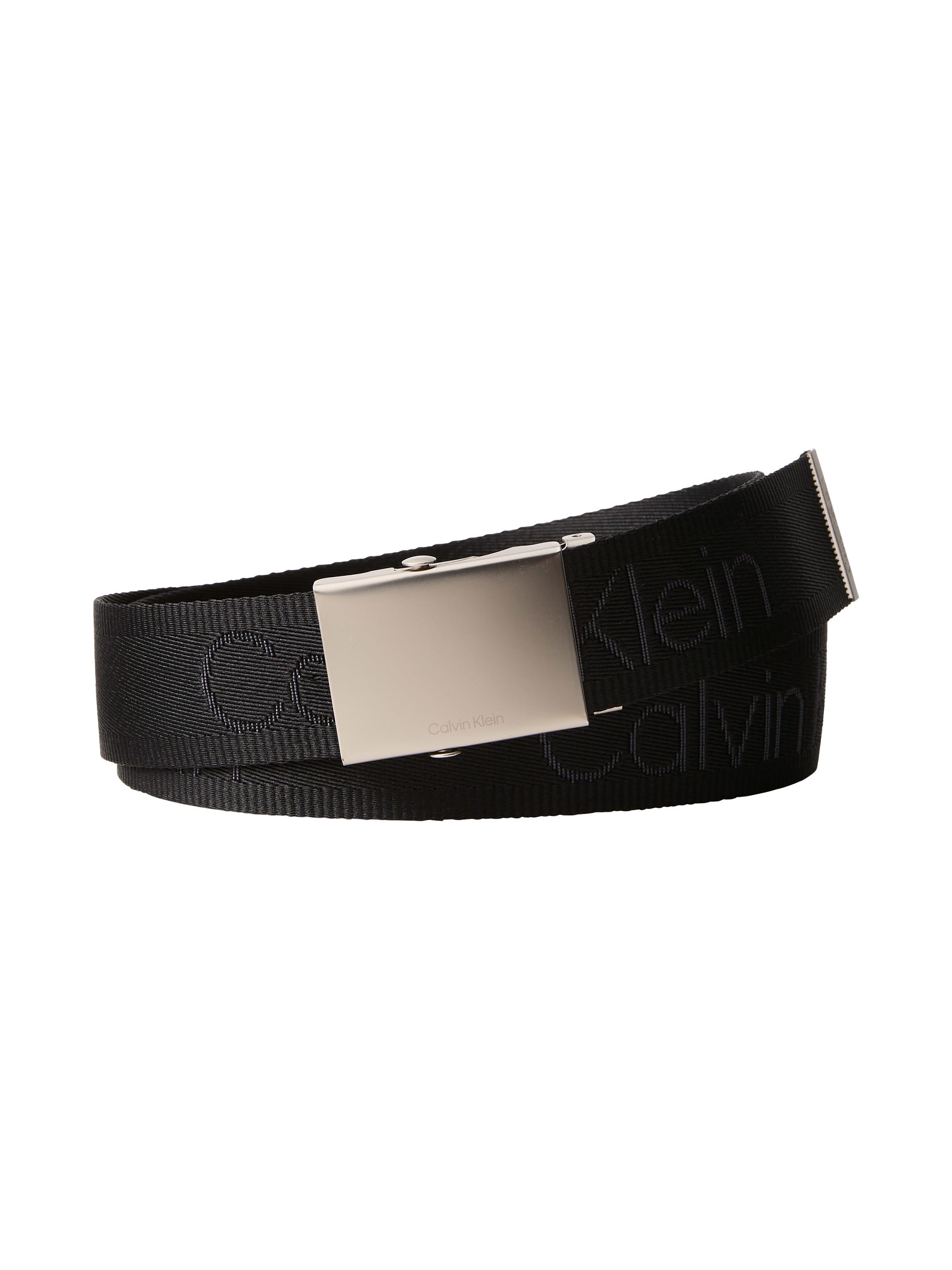 Calvin Klein Stoffgürtel LOGO WEBBING PLAQUE 38MM FIXED Größenverstellbar m günstig online kaufen