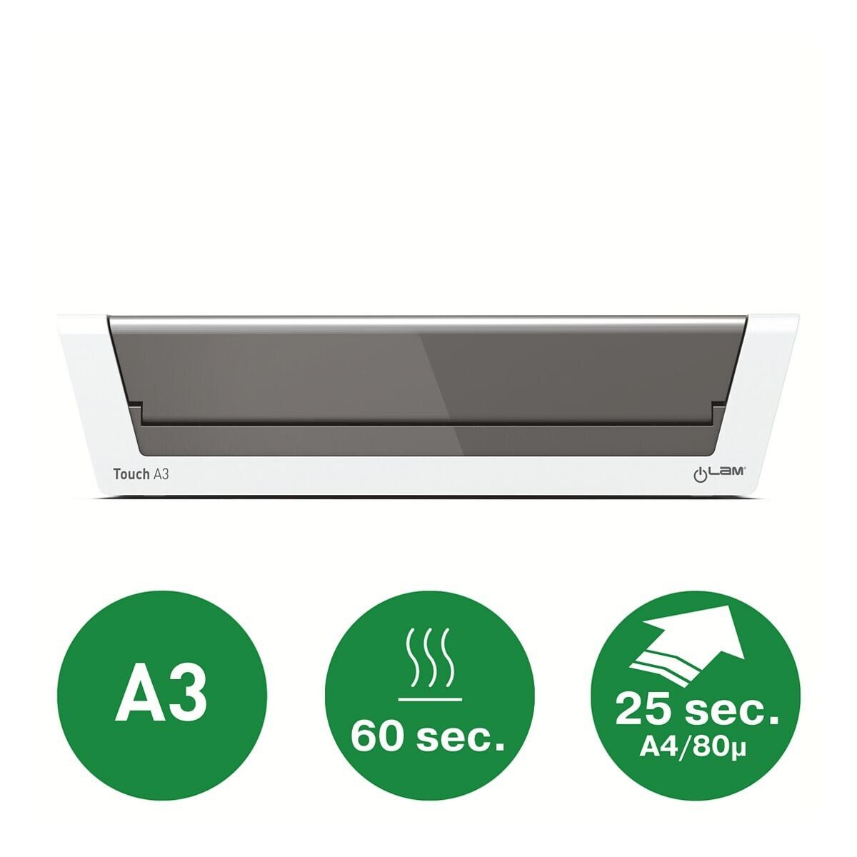 LEITZ Laminiergerät iLAM Touch 2 7474, max. Format A3, 1000 mm/Minute