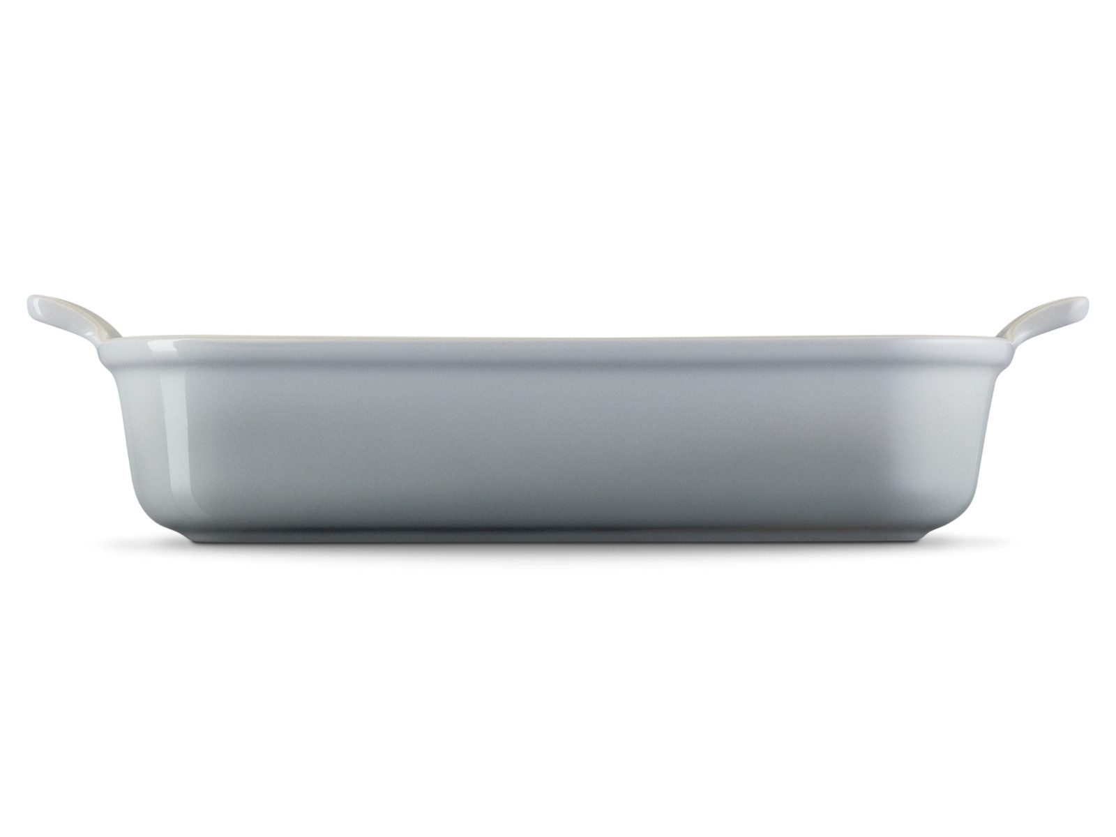 LE CREUSET Auflaufform Auflaufform Tradition rechteckig perlgrau 32cm, Steinzeug