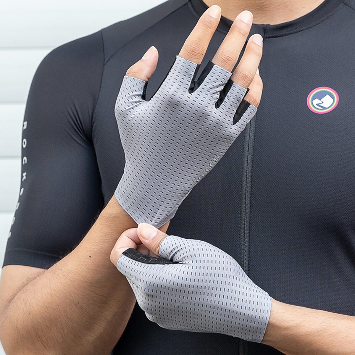 ROCKBROS Fahrradhandschuhe Rockbros Kurzfinger-Fahrradhandschuhe atmungsakt günstig online kaufen