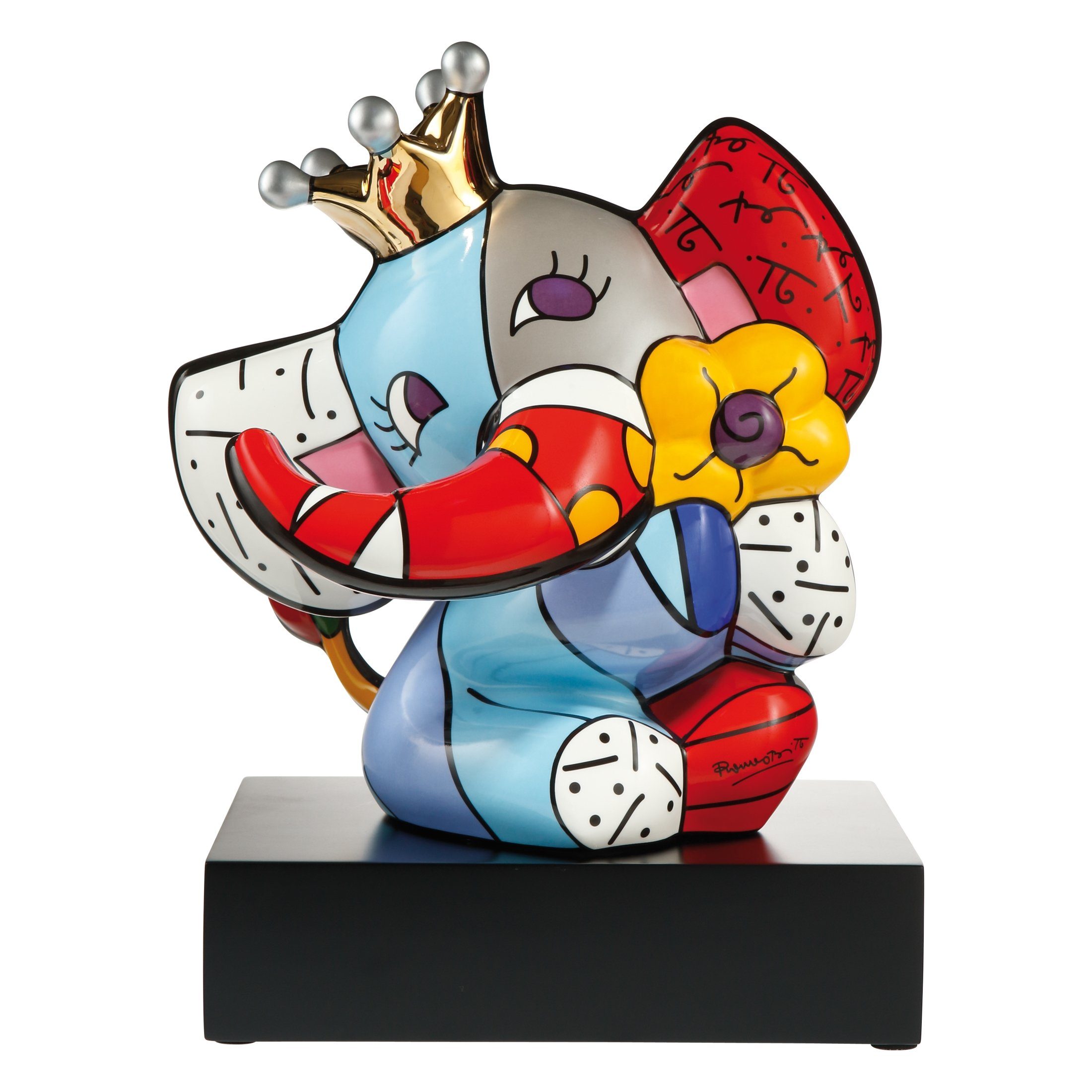 - Romero Elephant Art Goebel Goebel Dekofigur Britto Pop Figur' 'Spring