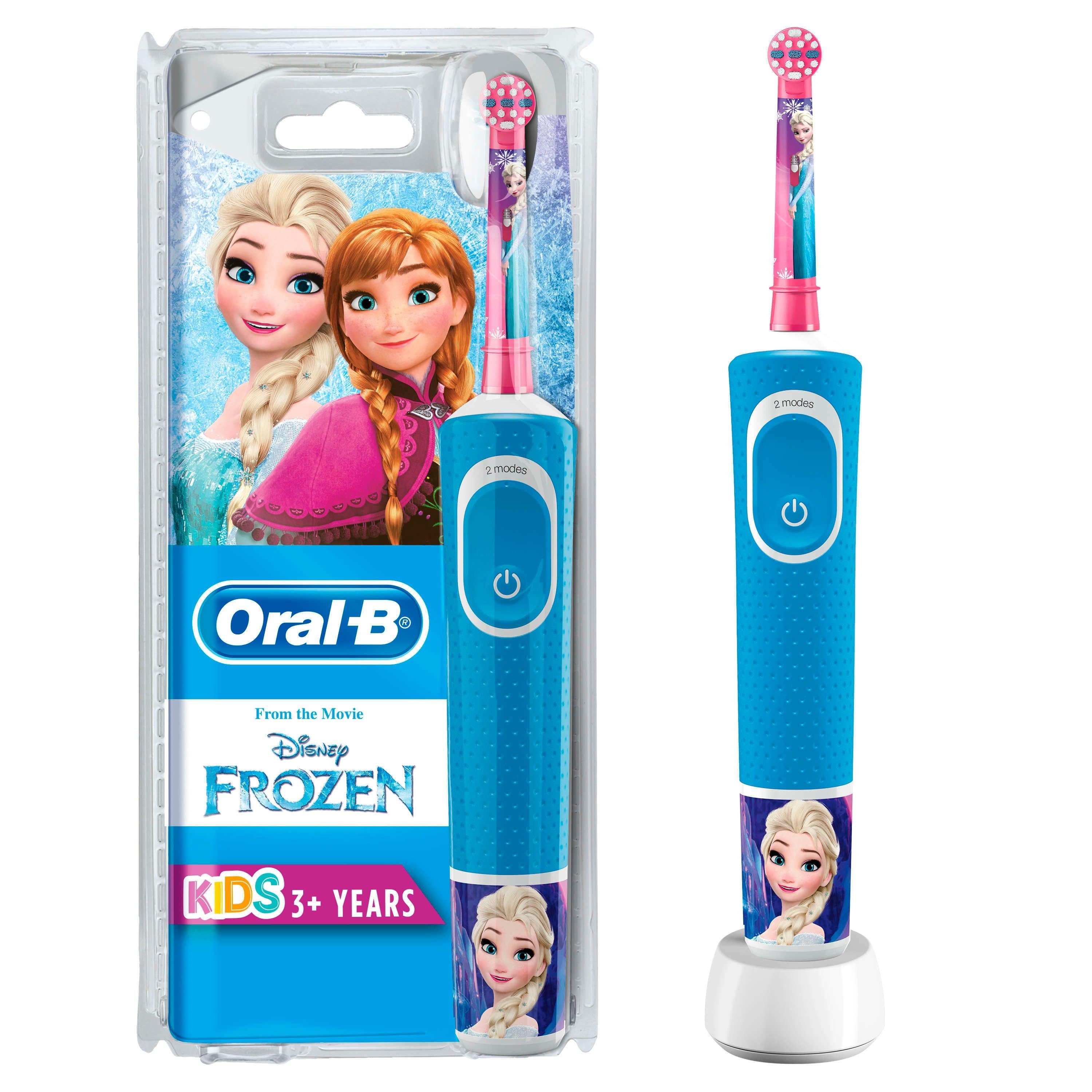 Oral-B Elektrische Kinderzahnbürste Vitality 100 Kids Frozen CLS -  Elektrische Zahnbürste - blau