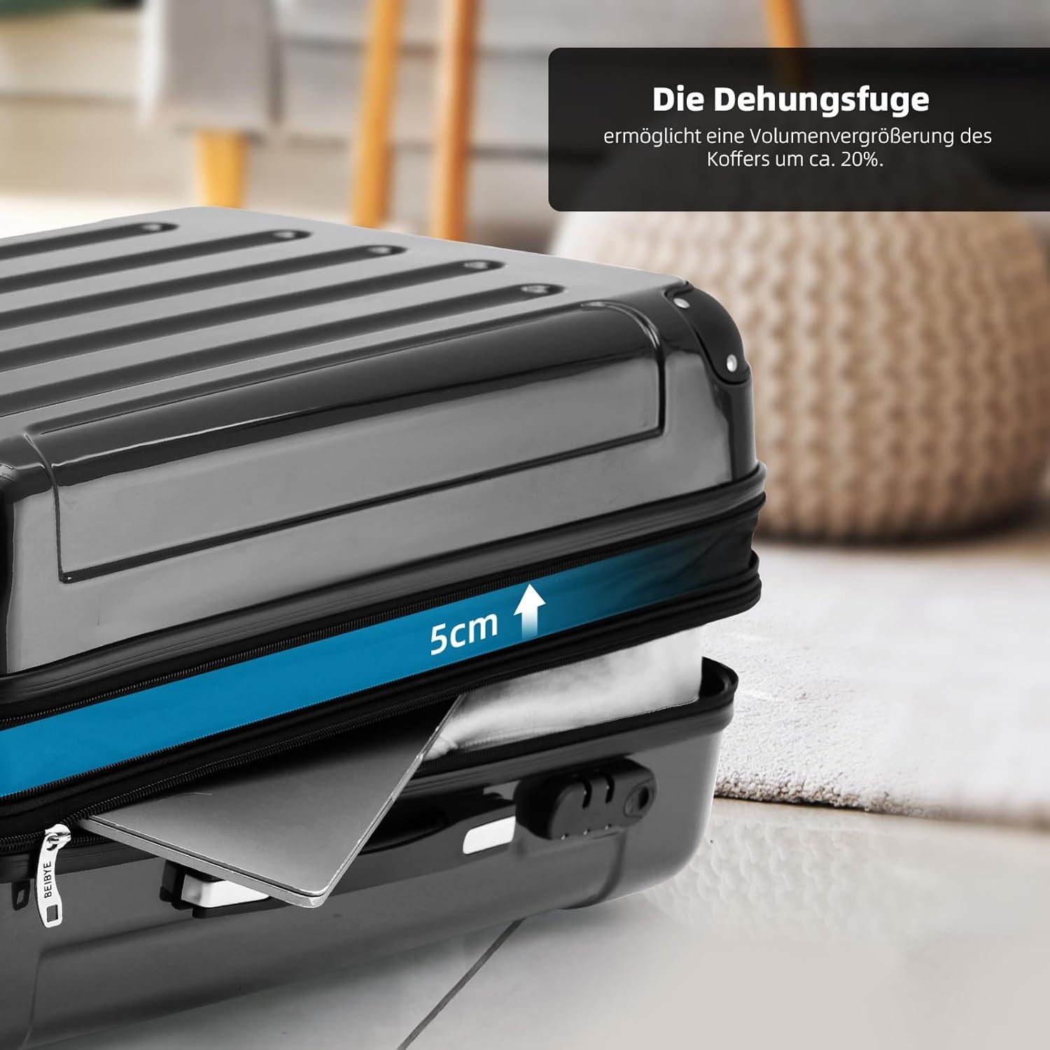 Beibye Koffer Reisekoffer Zwillingsrollen Koffer Trolleys 15 verschiedene Farben