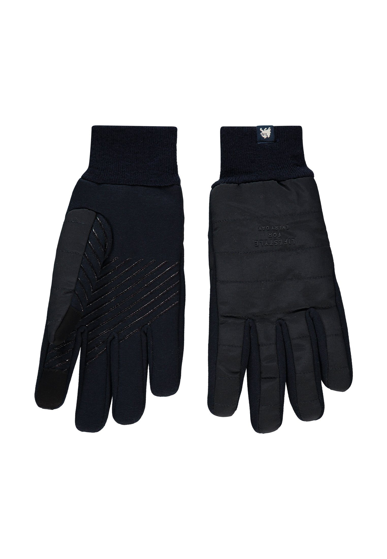 Gefütterter LERROS LERROS NAVY Strickhandschuhe Handschuh