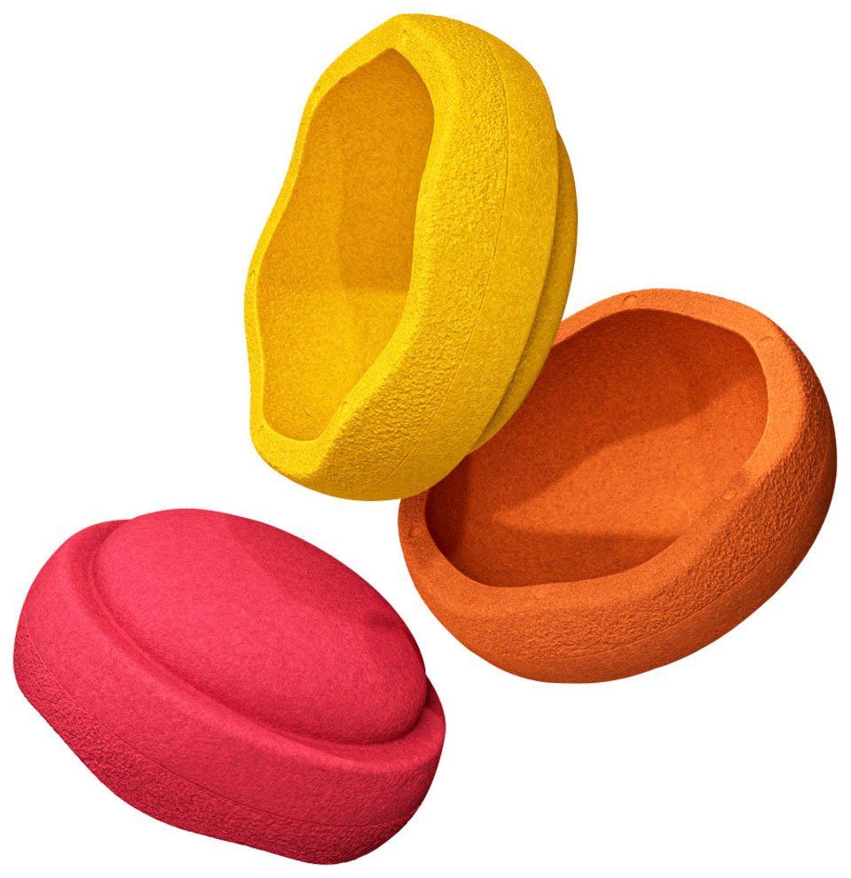 Stapelstein Balancetrainer Original warm classic, 180 g leicht und bis zu 180 kg belastbar