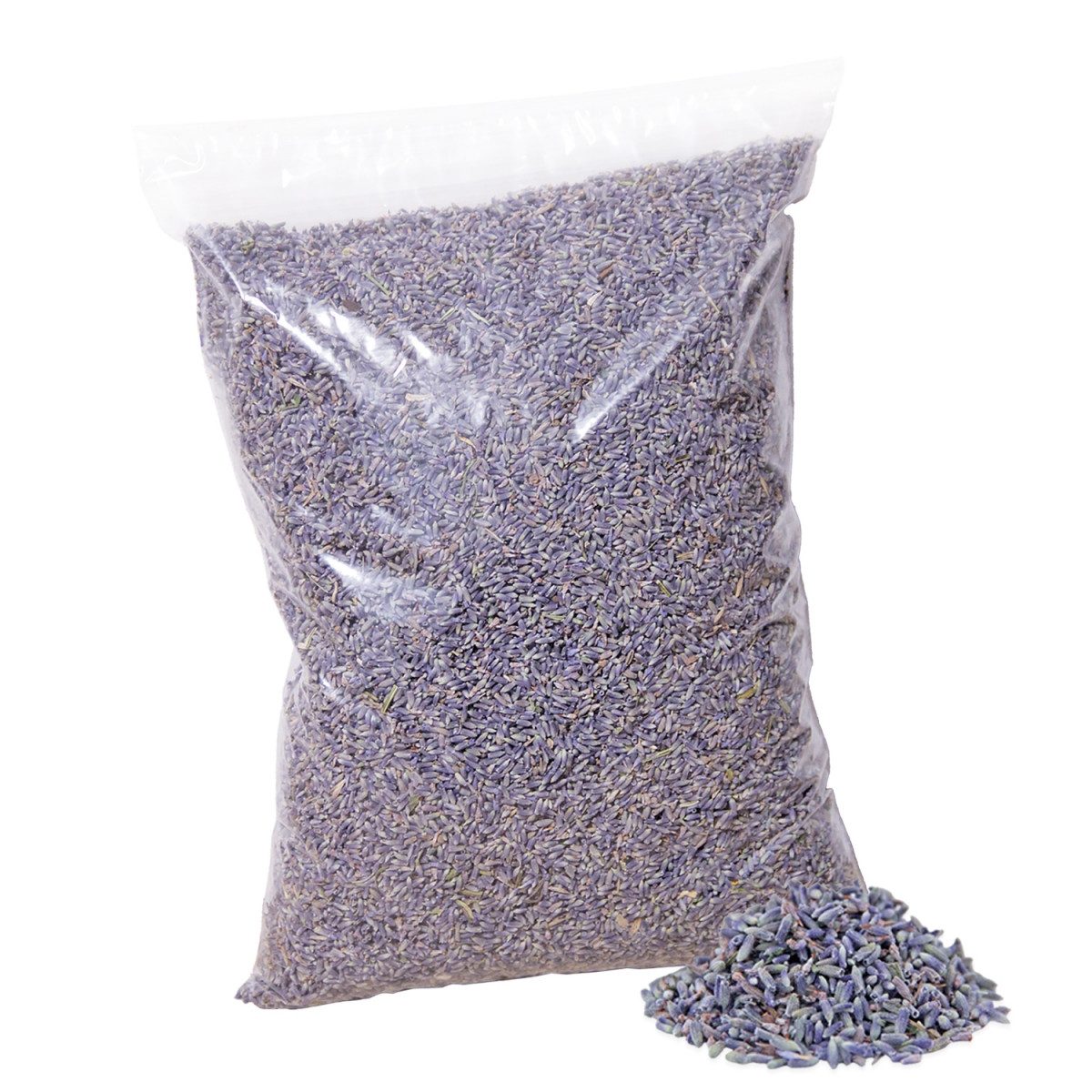 Heubergshop Lavendelbeutel, 400g Lavendelblüten Nachfüllpack Lavendel getrocknet (400g-Lavendel)