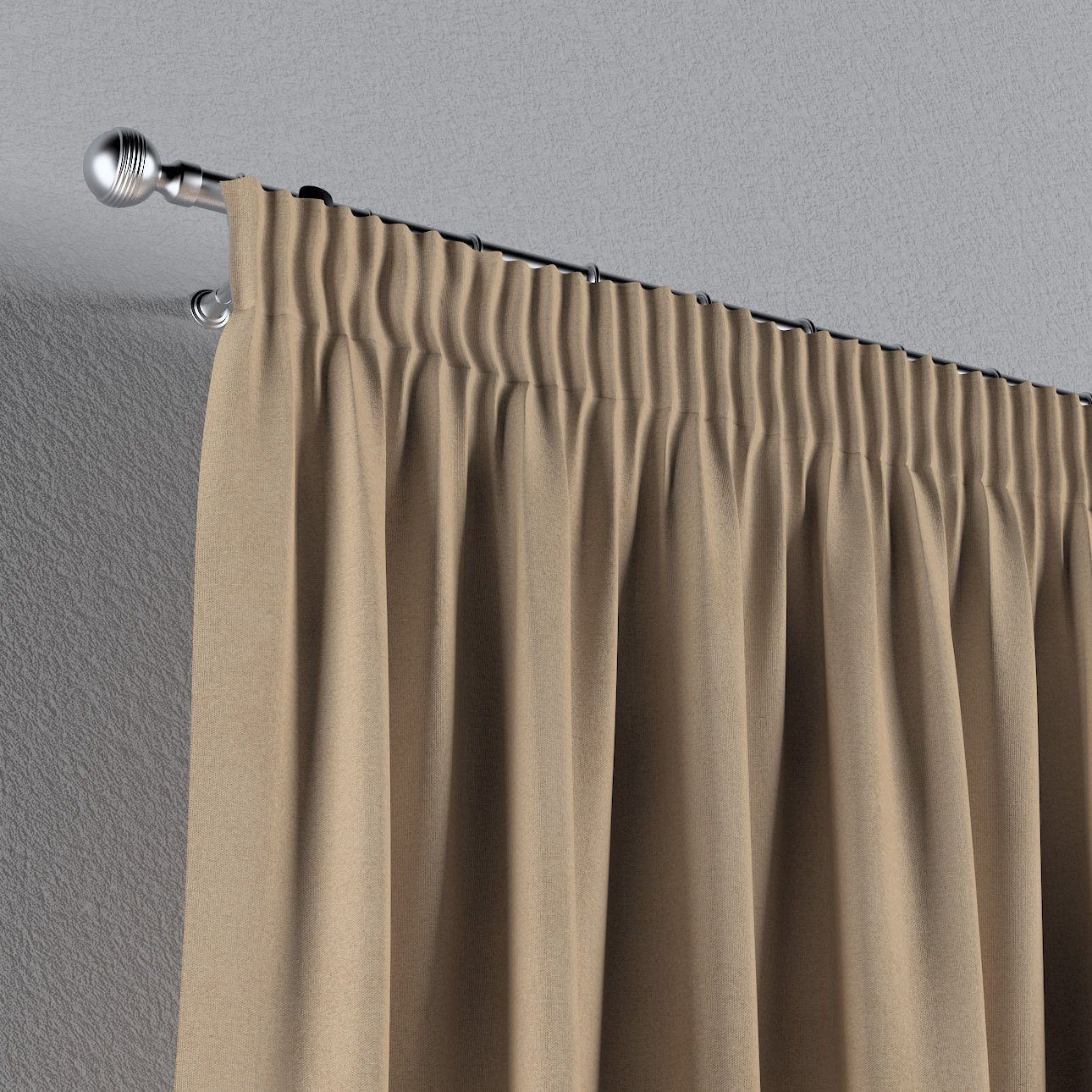 Vorhang Vorhang mit sand 100 Dekoria Crema, x 60 Kräuselband cm