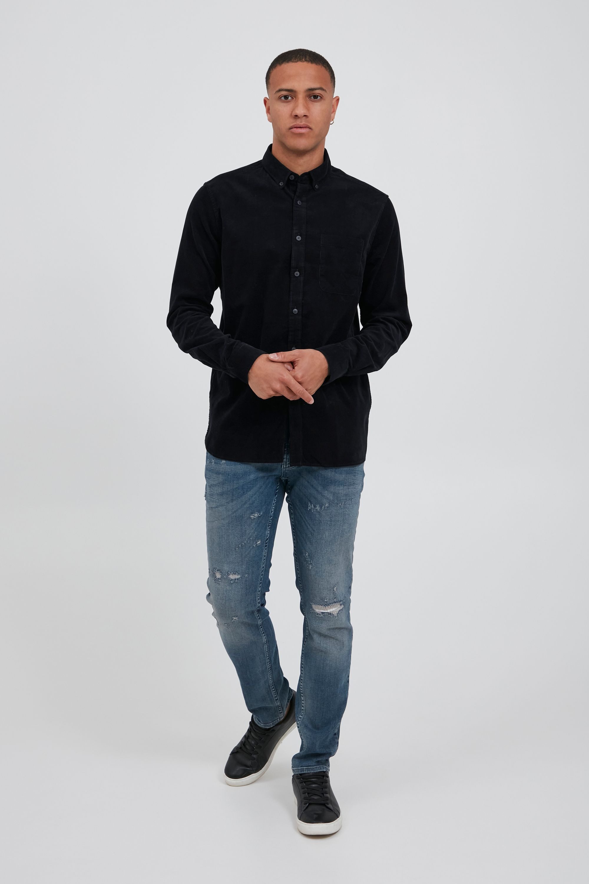 !Solid Langarmhemd SDJuan LS Corduroy 21104208 günstig online kaufen