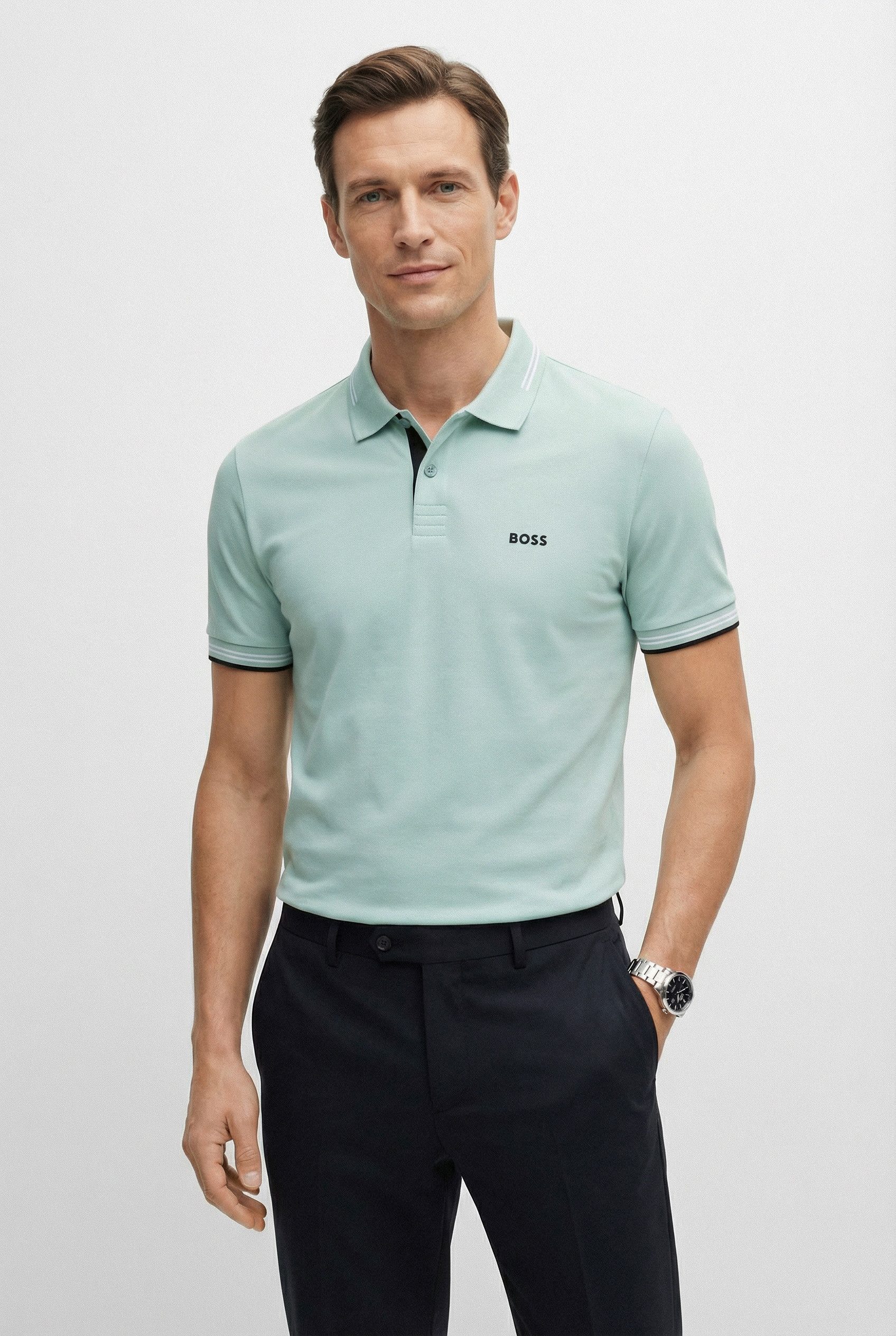 BOSS GREEN Poloshirt Paul mit Polokragen günstig online kaufen