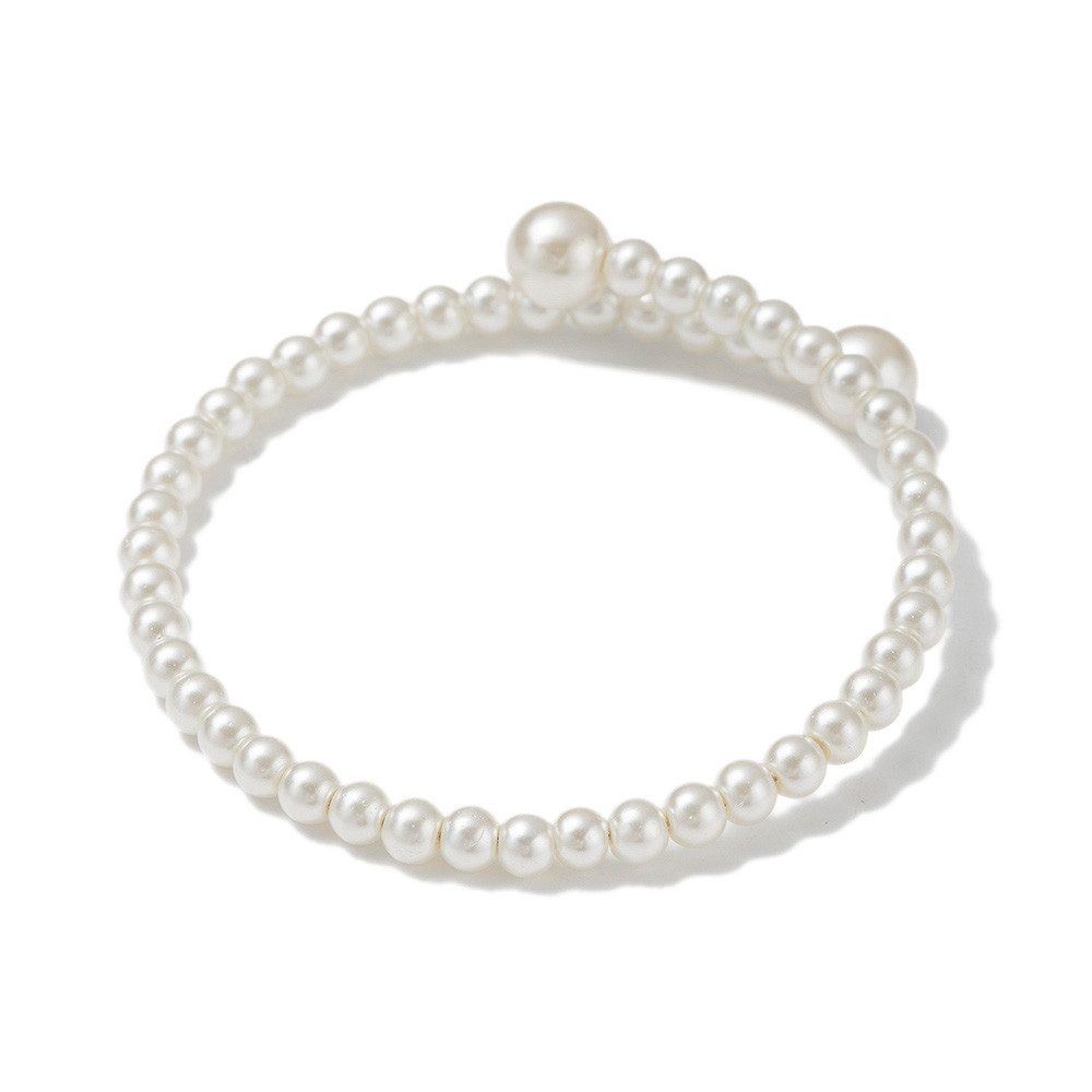 Firetti Armband Schmuck Geschenk Draht Armschmuck Armkette, Made in Germany - mit Glasperle