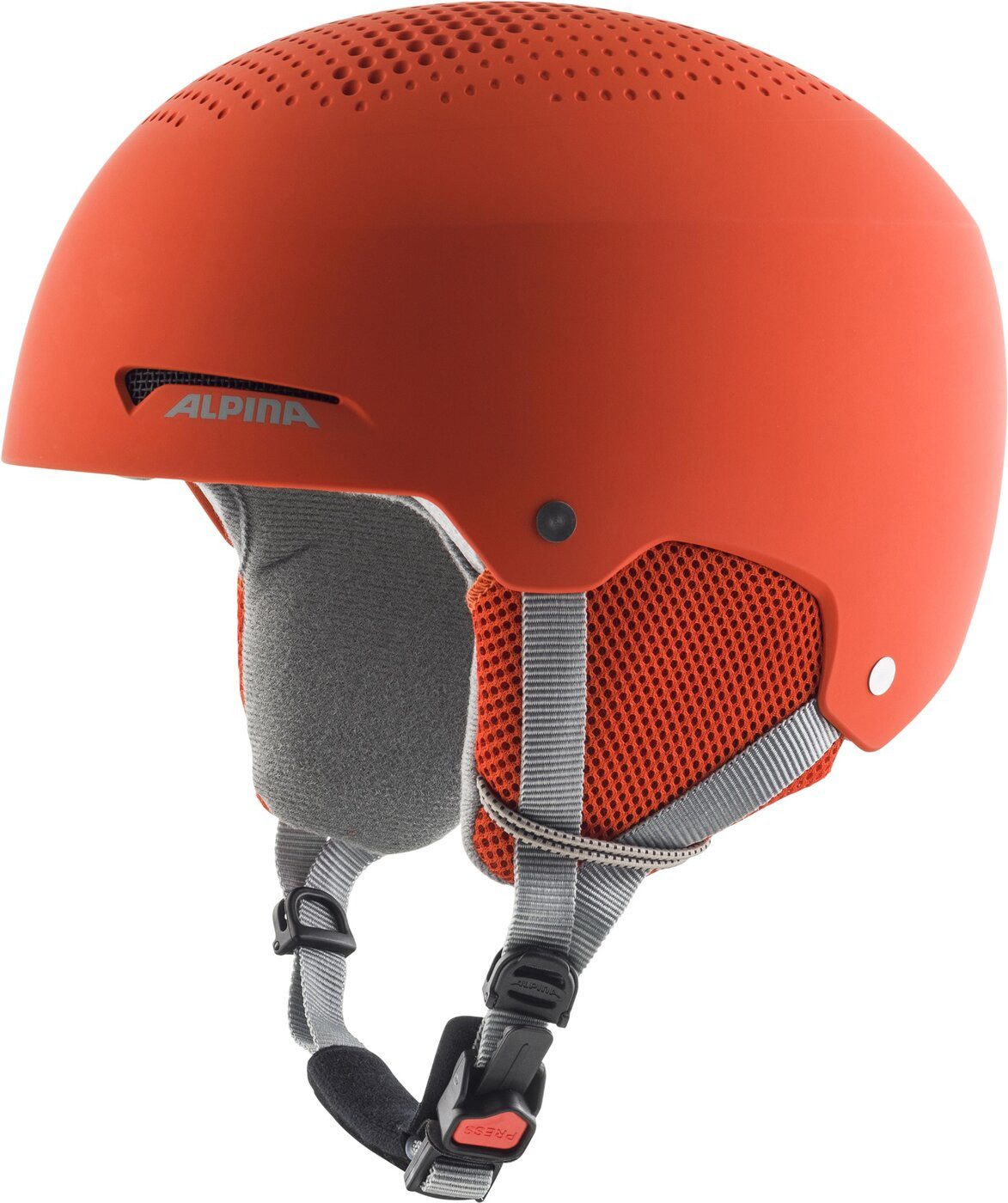 Alpina Sports Skihelm Ski/Snowb. Helm Kinder ZUPO PUMPKIN-ORANGE MATT