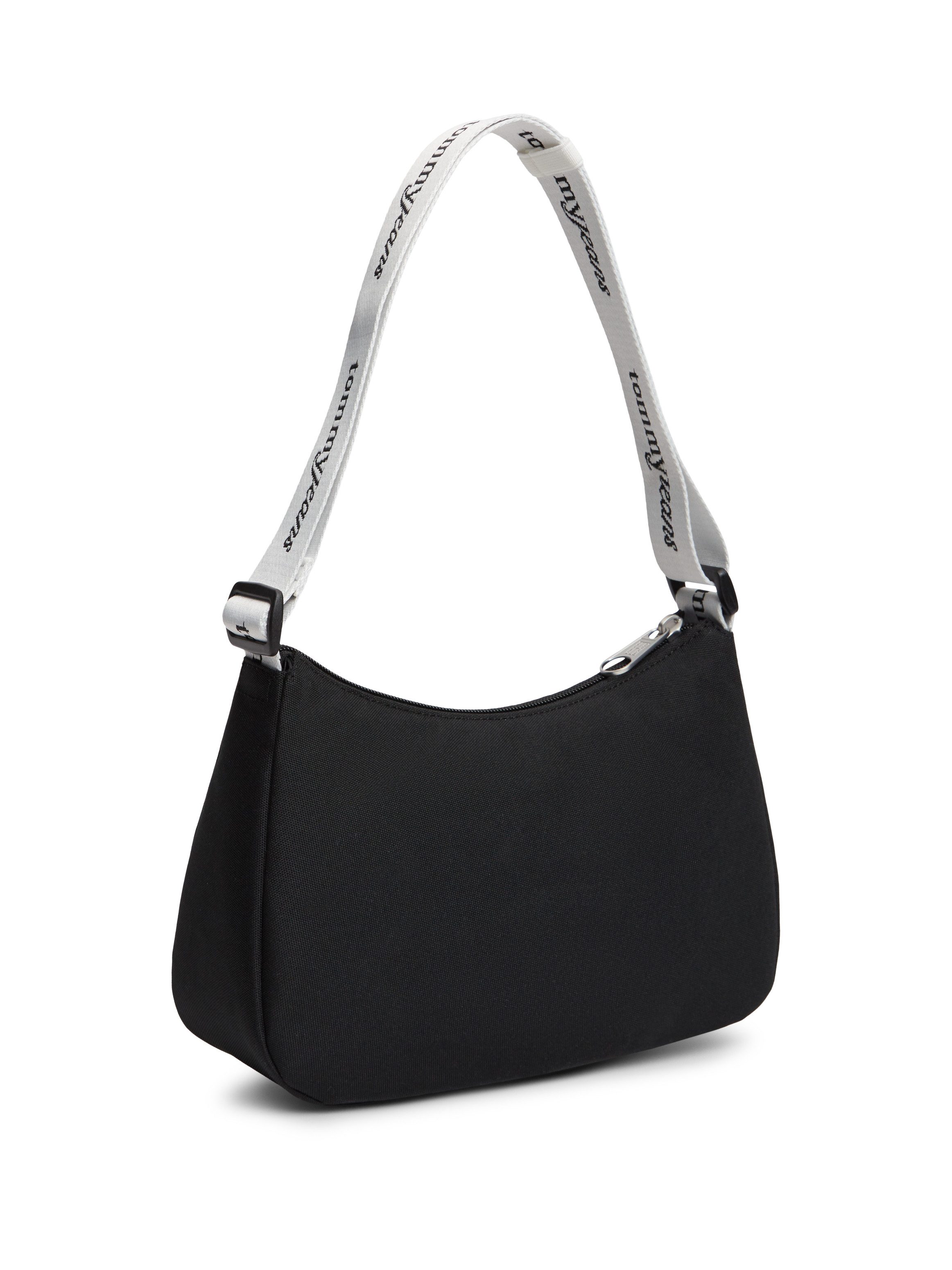 Tommy Jeans Schultertasche TJW ESS DAILY SHOULDER BAG, Damen Umhängetasche, Handtasche, Tragetasche mit Logo-Aufnäher