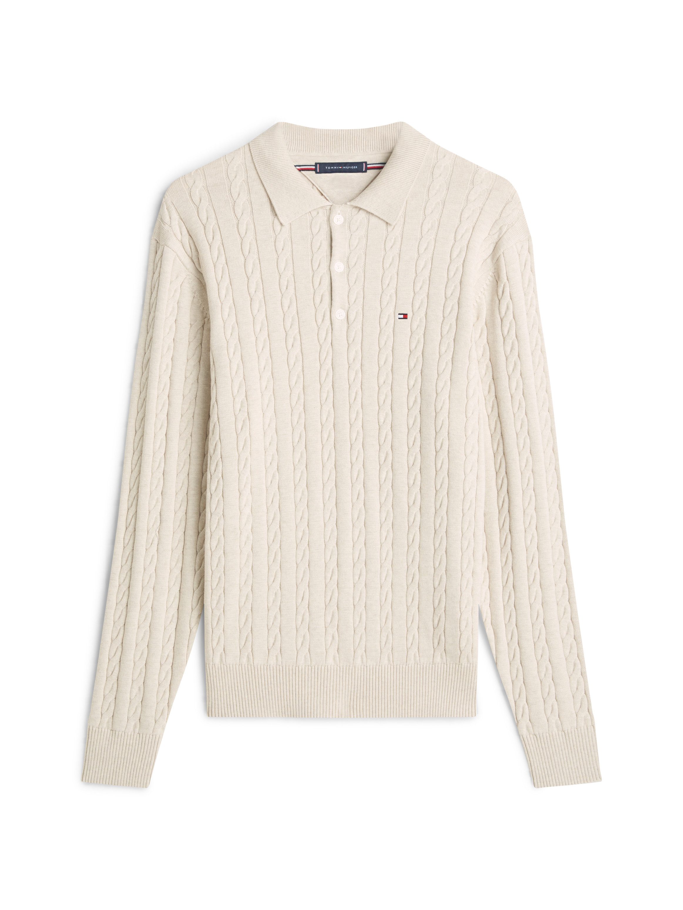 Polokragenpullover CLASSIC COTTON CABLE