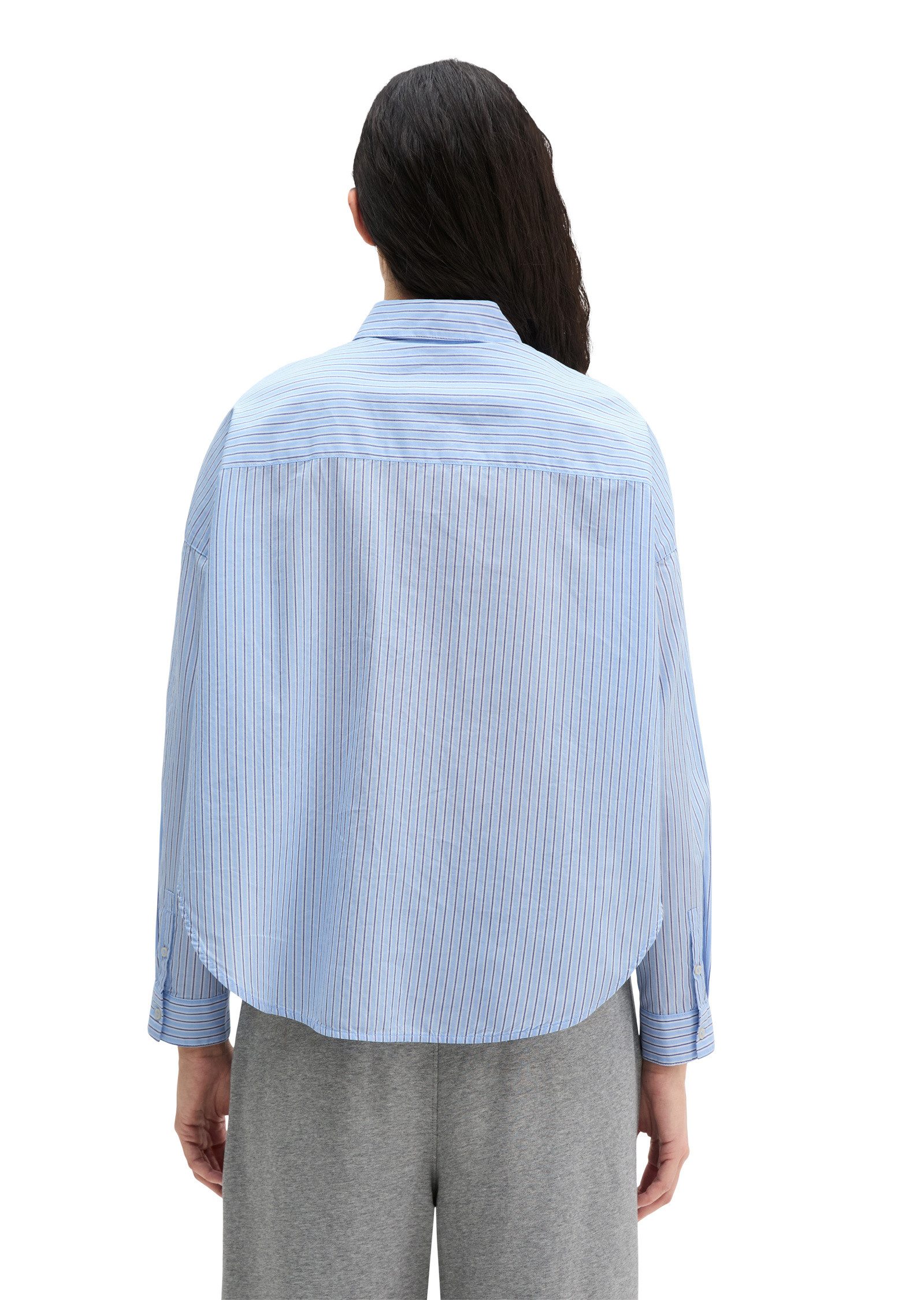 Marc O'Polo Langarmbluse aus Baumwoll-Chambray