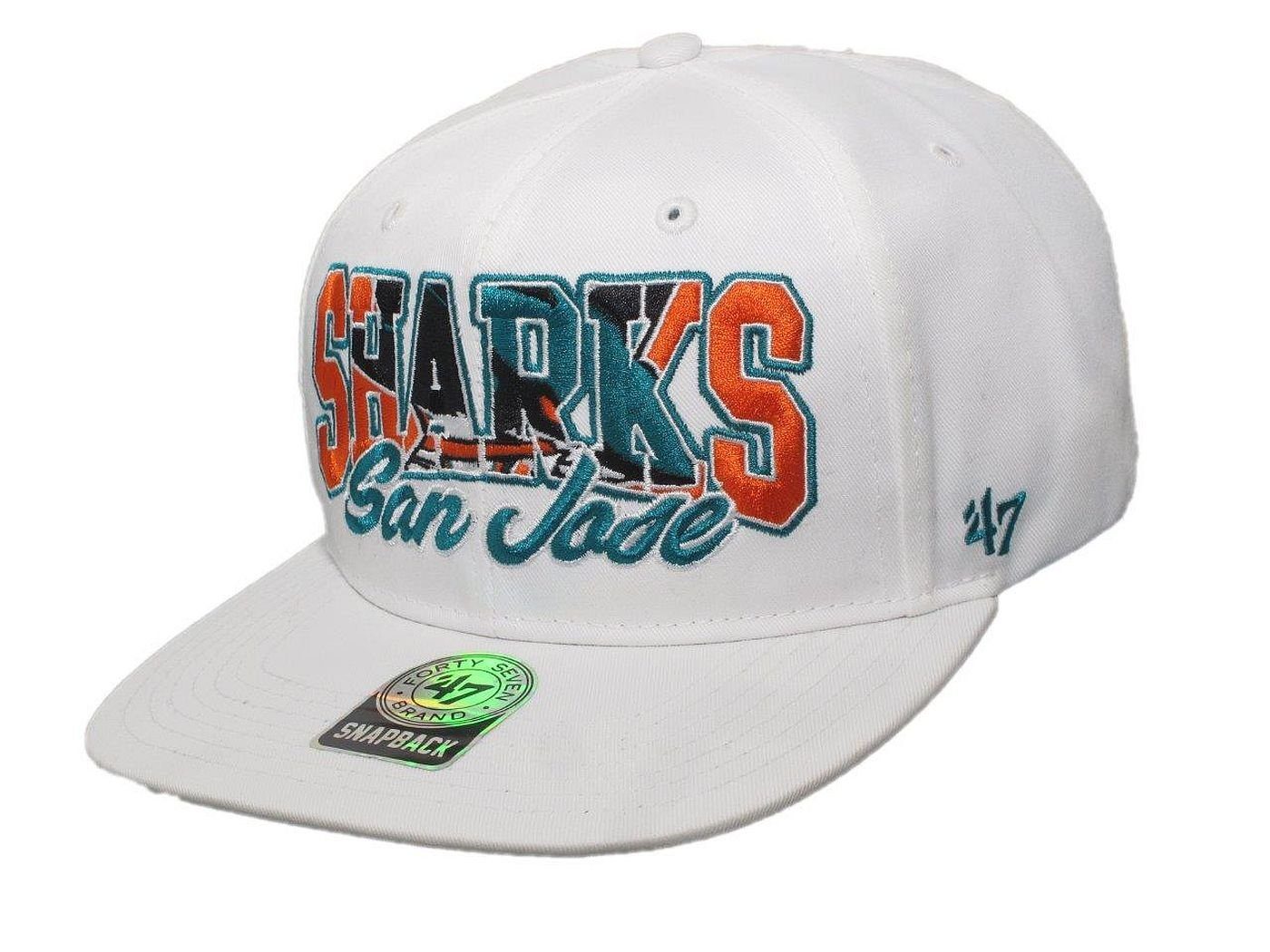 Sharks" Baseball NHL Brand Cap - Kappe Cap "San Basecap 47 Brand Mütze Eishockey Jose '47