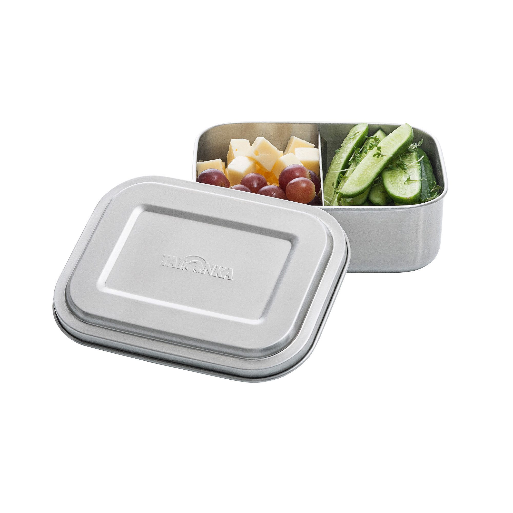 TATONKA® Lunchbox Lunch Box II 800 Edelstahl-Brotdose, Edelstahl 18/10