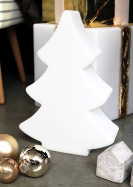 8 seasons design LED Baum Shining Tree, LED WW, LED wechselbar, Warmweiß, 40 cm weiß für In- und Outdoor