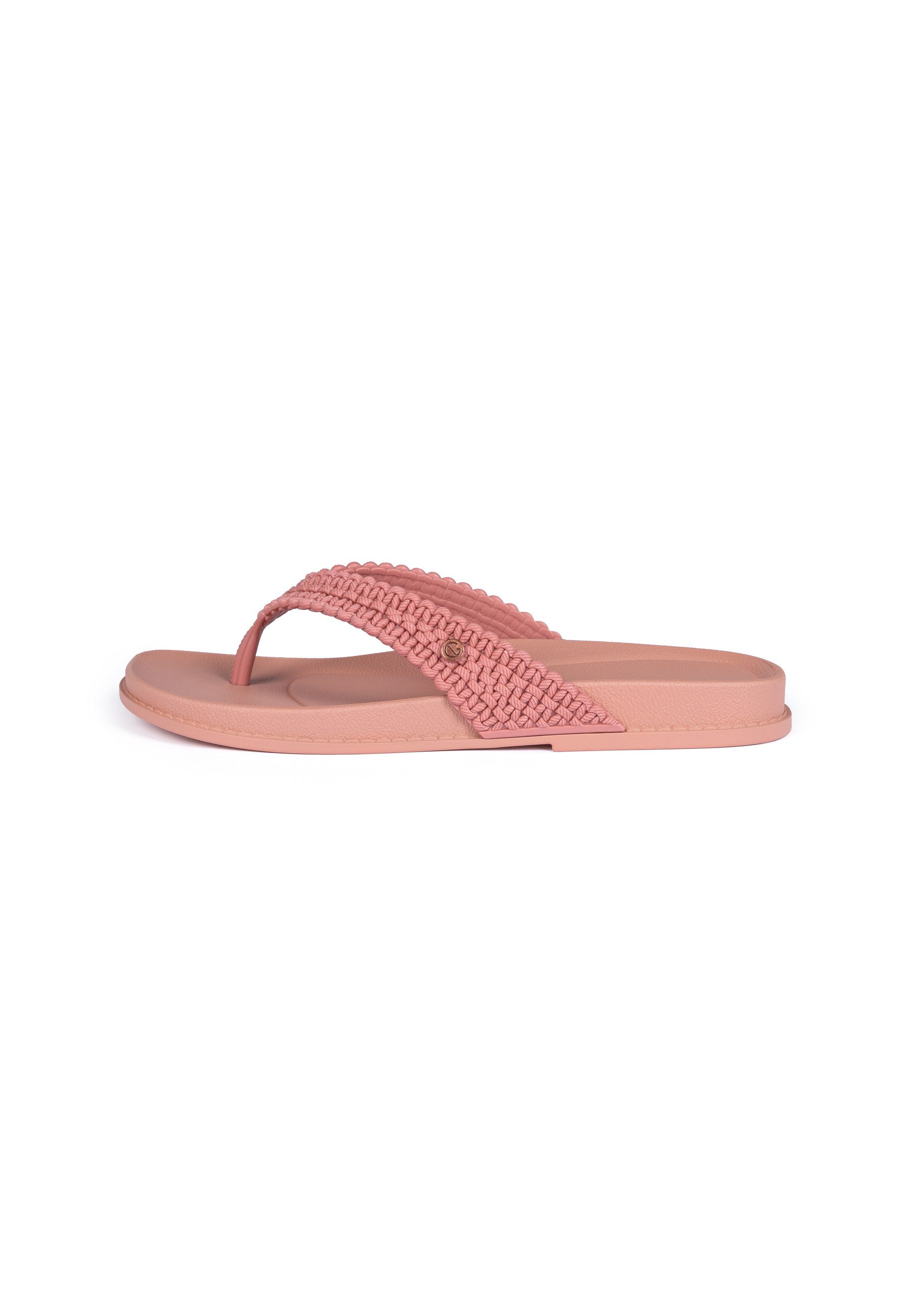 Grendha TRAMAS RAST AD - Badelatschen / Slides Pantolette Riemen mit Flecht-Design - rutschfeste Sohle
