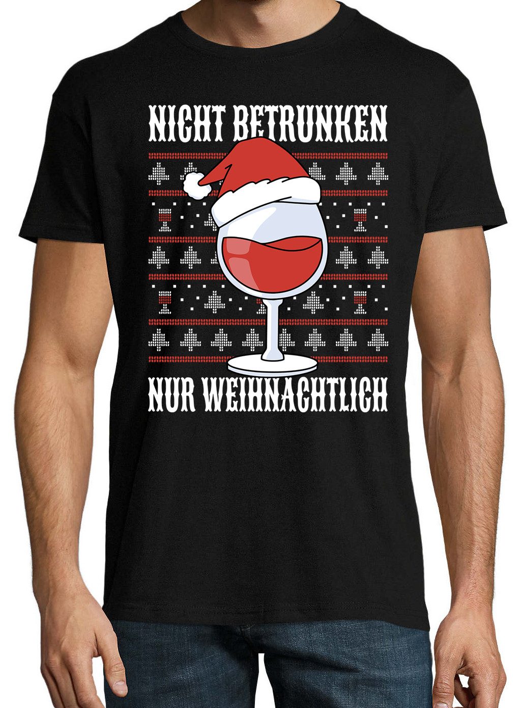 Youth Designz Print-Shirt Nicht Betrunken nur Weihnachtlich Herren T-Shirt günstig online kaufen