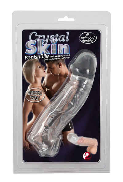 Crystal Clear Penishülle »Penis Sleeve mit Hodenmanschette und Verlängerung«