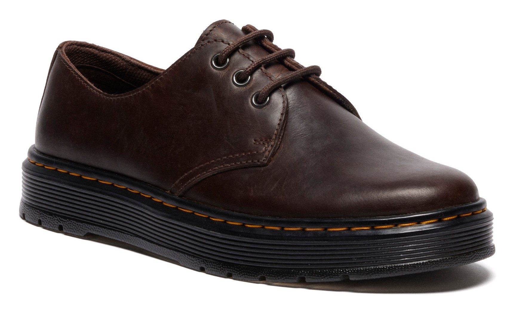 DR. MARTENS BROOKLINE LO LEDER SCHUHE Schnürschuh Freizeitschuh, Halbschuh, mit Luftkammern Laufsohle