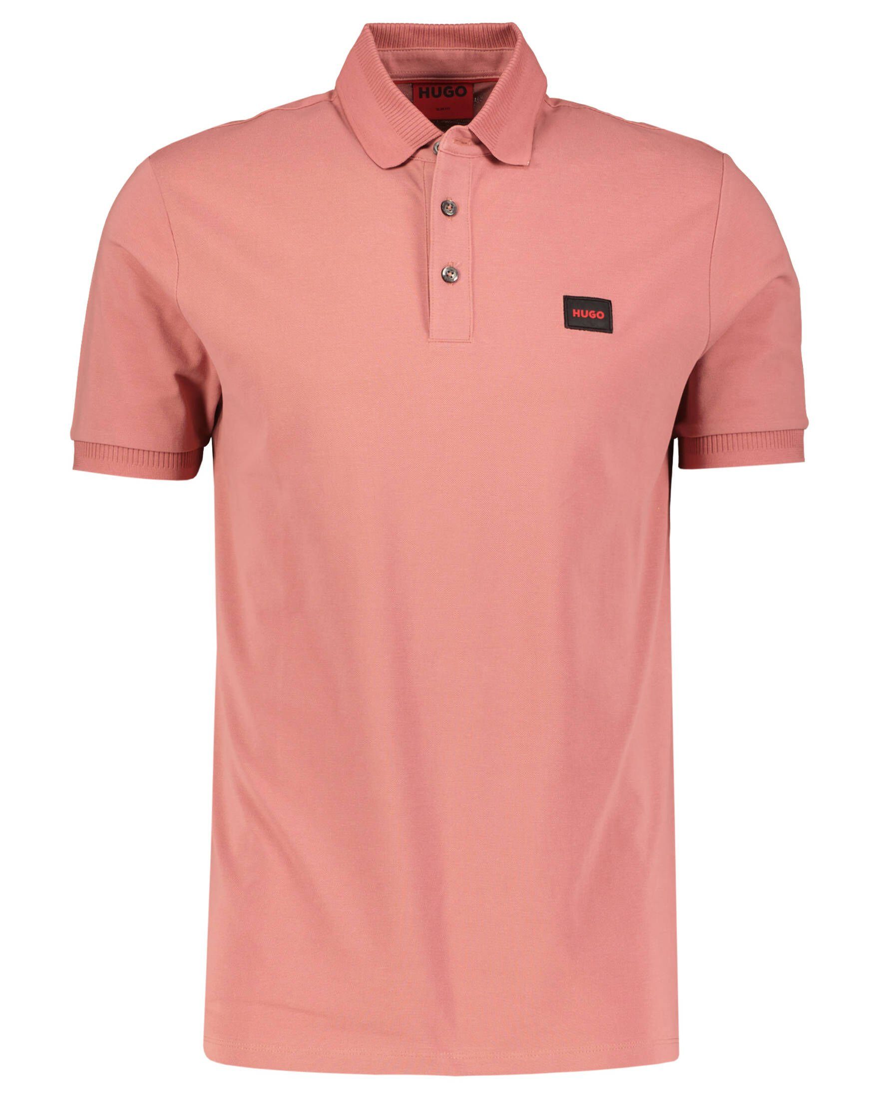 DERESO232 Slim (70) rose Poloshirt (1-tlg) Fit Herren HUGO Poloshirt