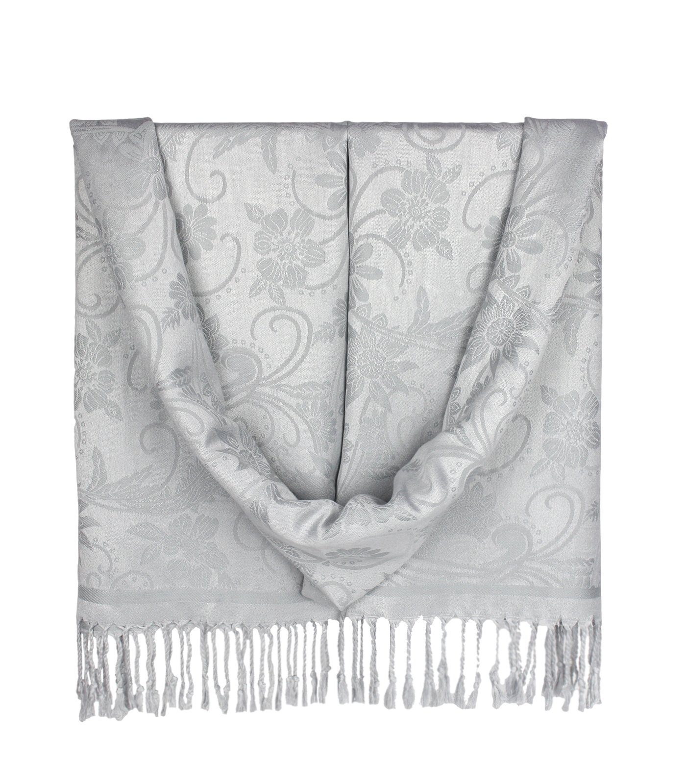 ZEBRO Modeschal Jacquard mit Blumen-Muster günstig online kaufen