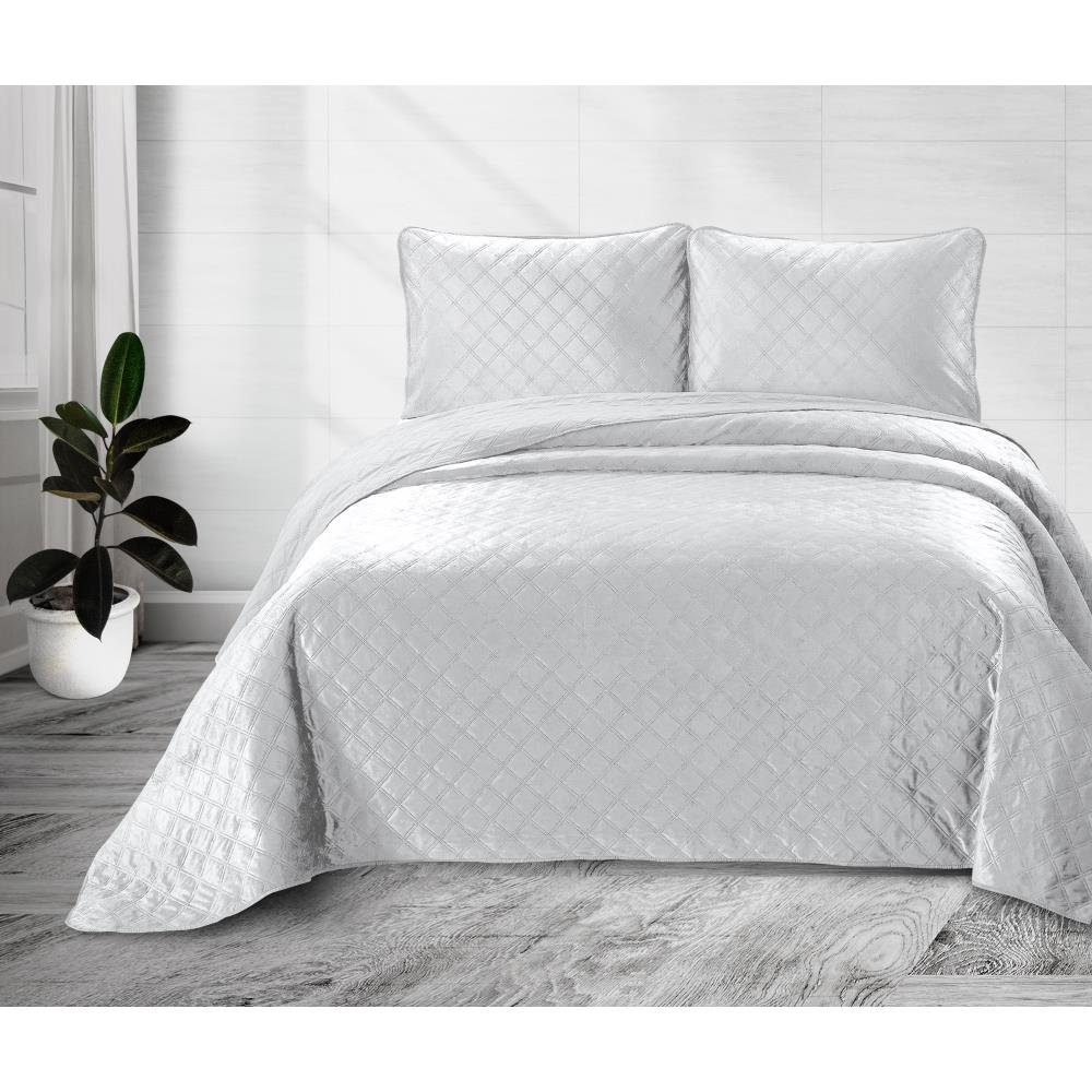 Sitheim-Europe Tagesdecke Classico Samt Tagesdecke - + Kissenbezüge 60x70 -, Weich und warm, Schützt vor Staub und Schmutz.