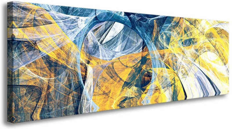 Visario Leinwandbild 1-teiliges Bild auf Leinwand fertig gerahmt Maße 120 x 40 cm, 5750