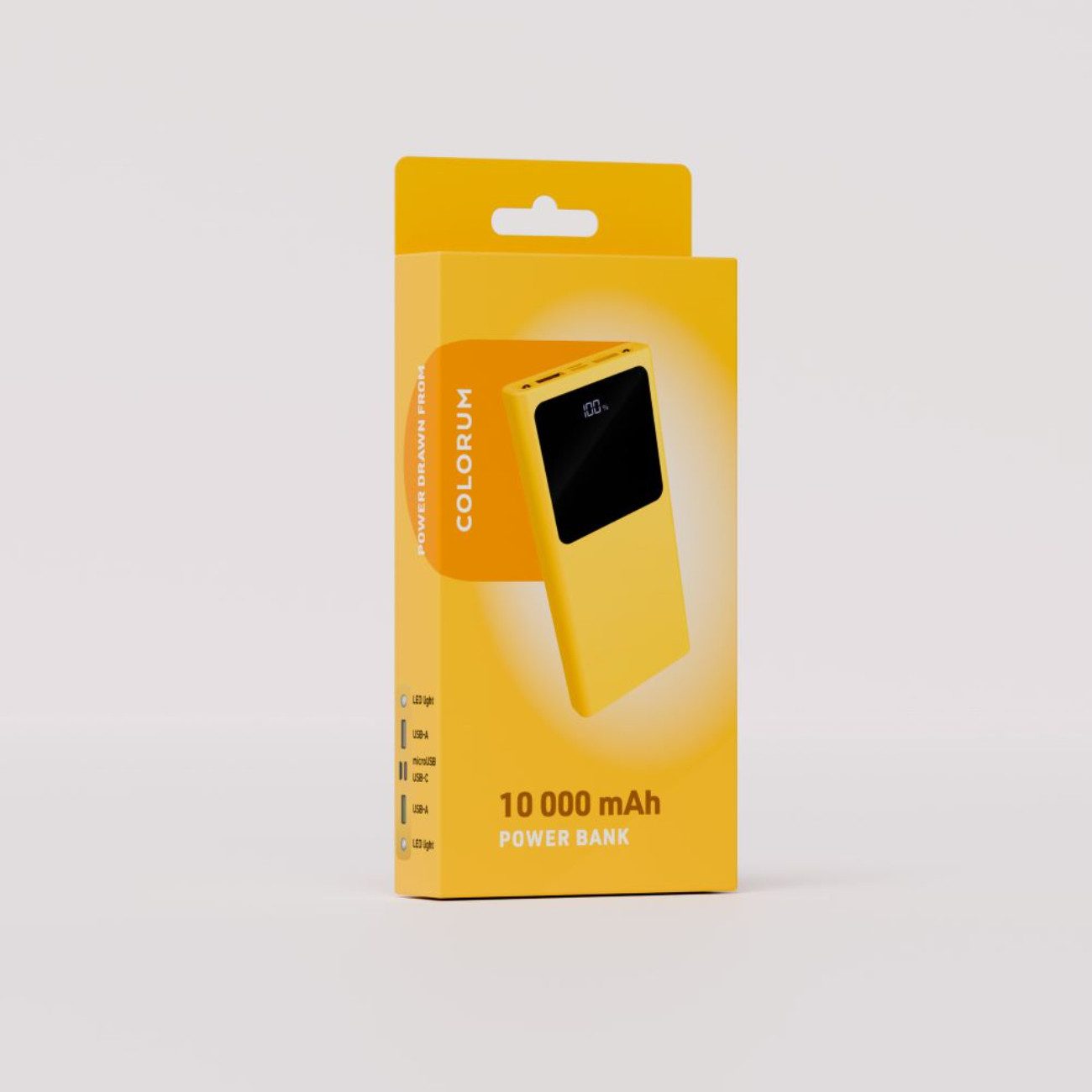 Forever Colorum Powerbank Colorum CPB10-02 10000 mAh (5, 9, 12 V), Powerbank 10000 mAh mit 22,5 W PD + QC Schnellladung