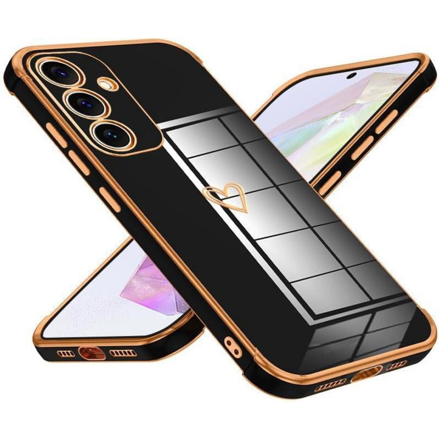 LuxusKollektion Handyhülle Handyhülle Galaxy A36 5G TPU Stoßfest Samsung galaxy A36 5G Schwarz