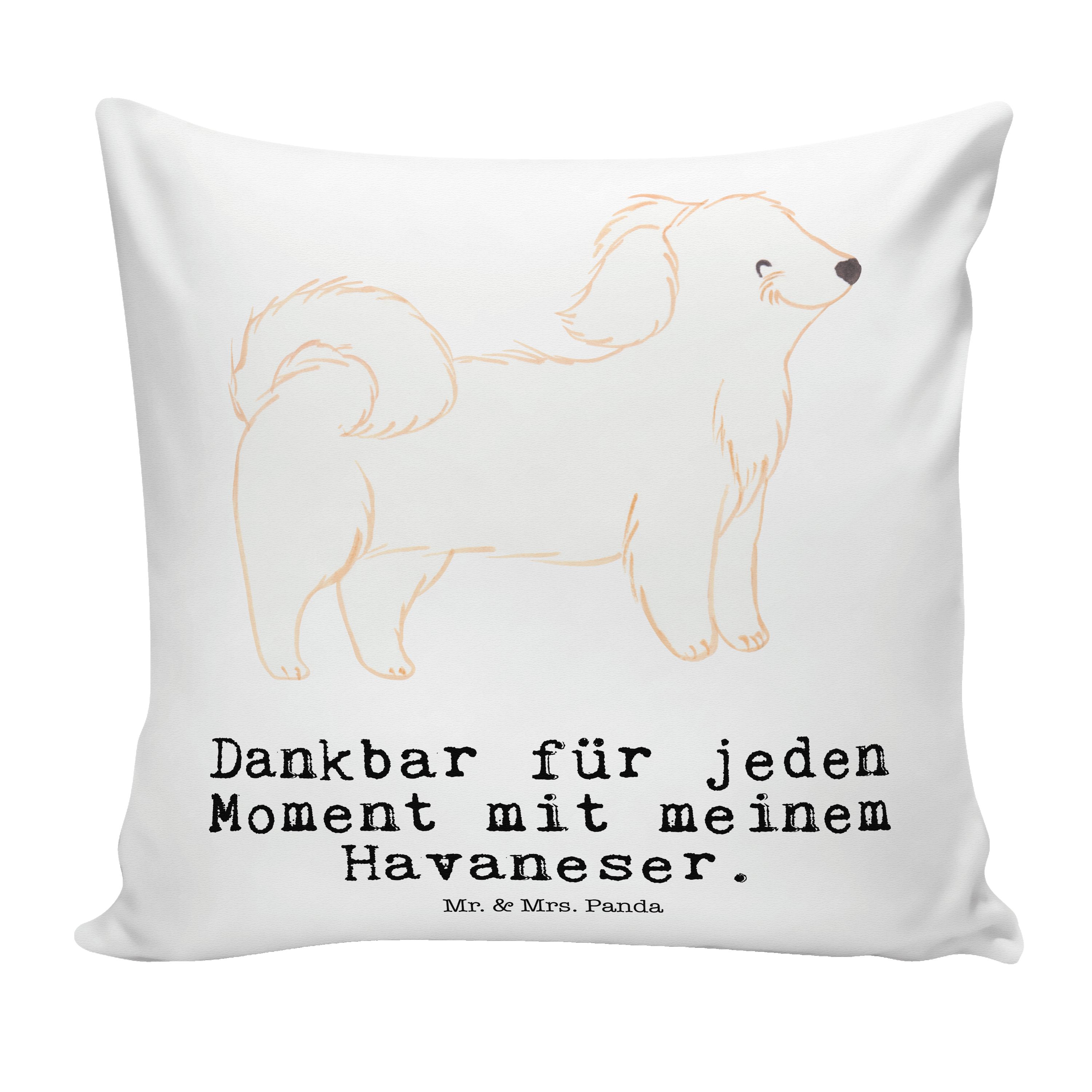 Mr. & Sofakissen, Weiß Mrs. Havaneser Geschenk, - Hund Panda - Moment Bichon Havanais, Dekokissen