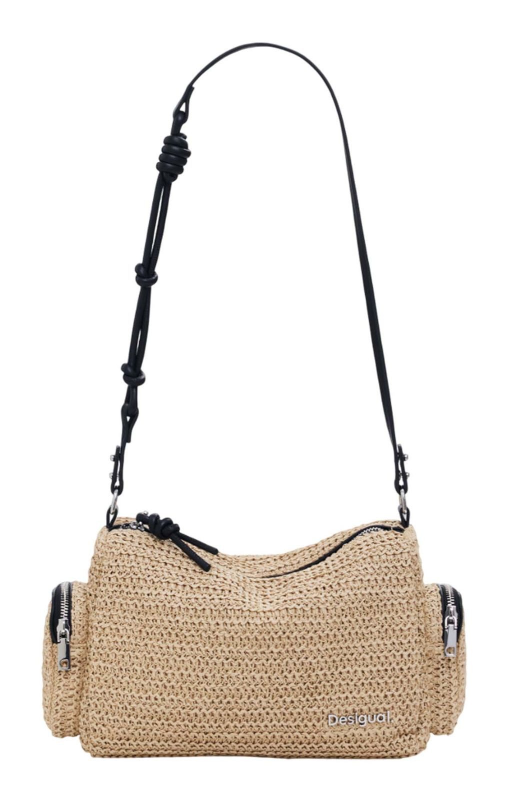 Desigual Schultertasche Raffia Shoulder Bag günstig online kaufen