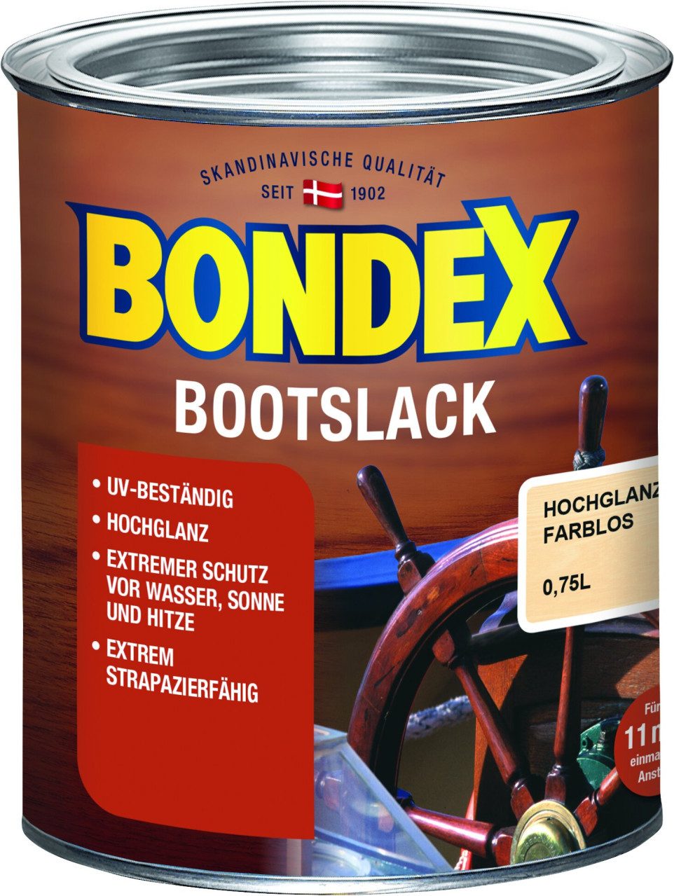 Bondex Holzschutzlasur Bondex Bootslack 0,75 L farblos