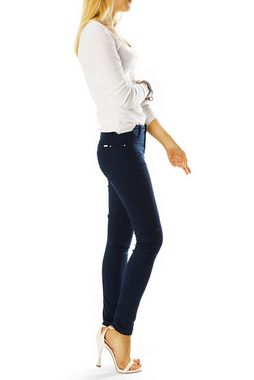 be styled Skinny-fit-Jeans Low Waist Hose enge Hüftjeans Skinny Hosen - Damen - j19e-1 (40-tlg) mit Stretch-Anteil, 5-Pocket-Style