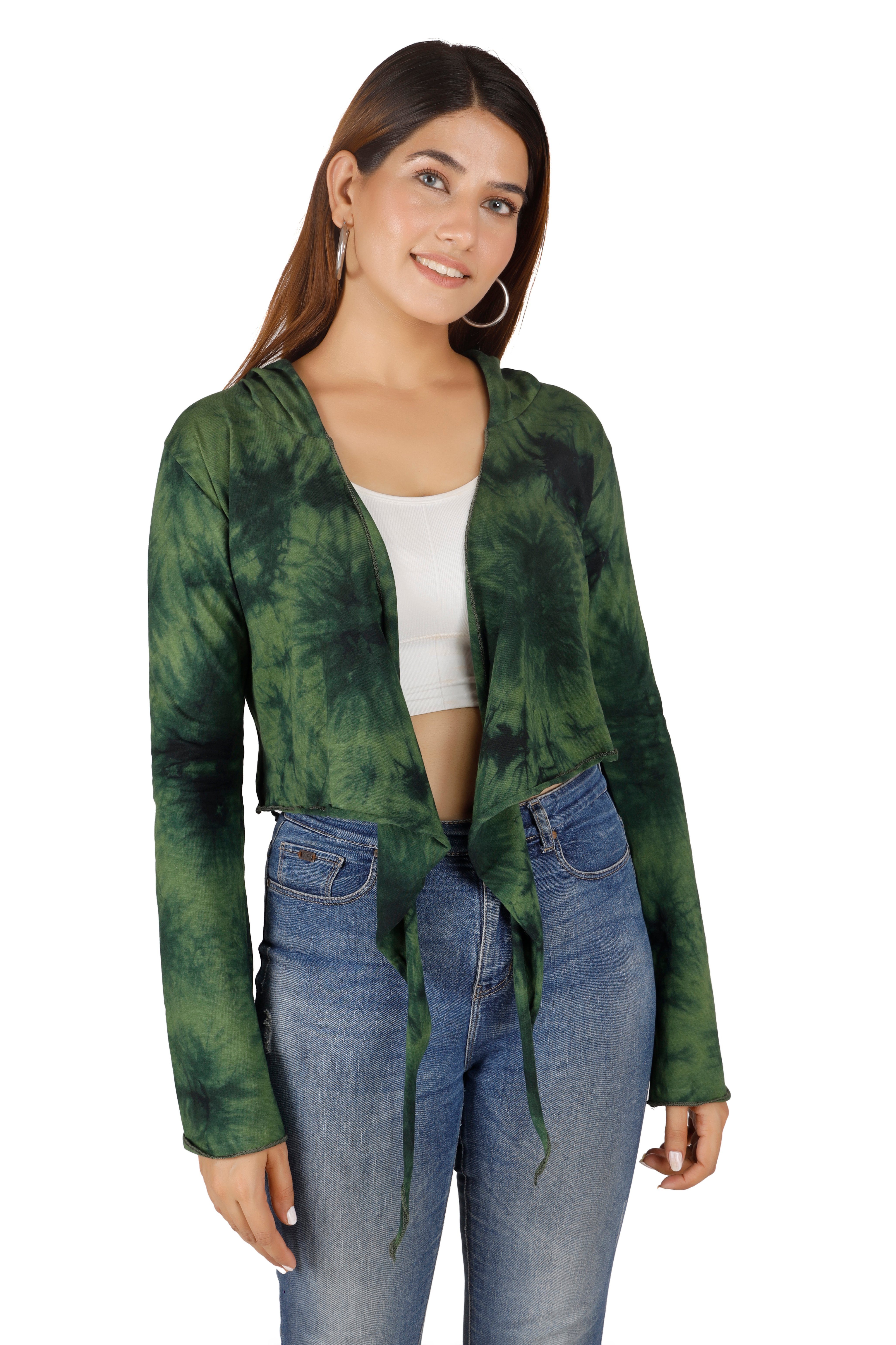 Guru-Shop Longsleeve Wickeltop, Yogatop, Langarmshirt mit.. alternative Bekleidung