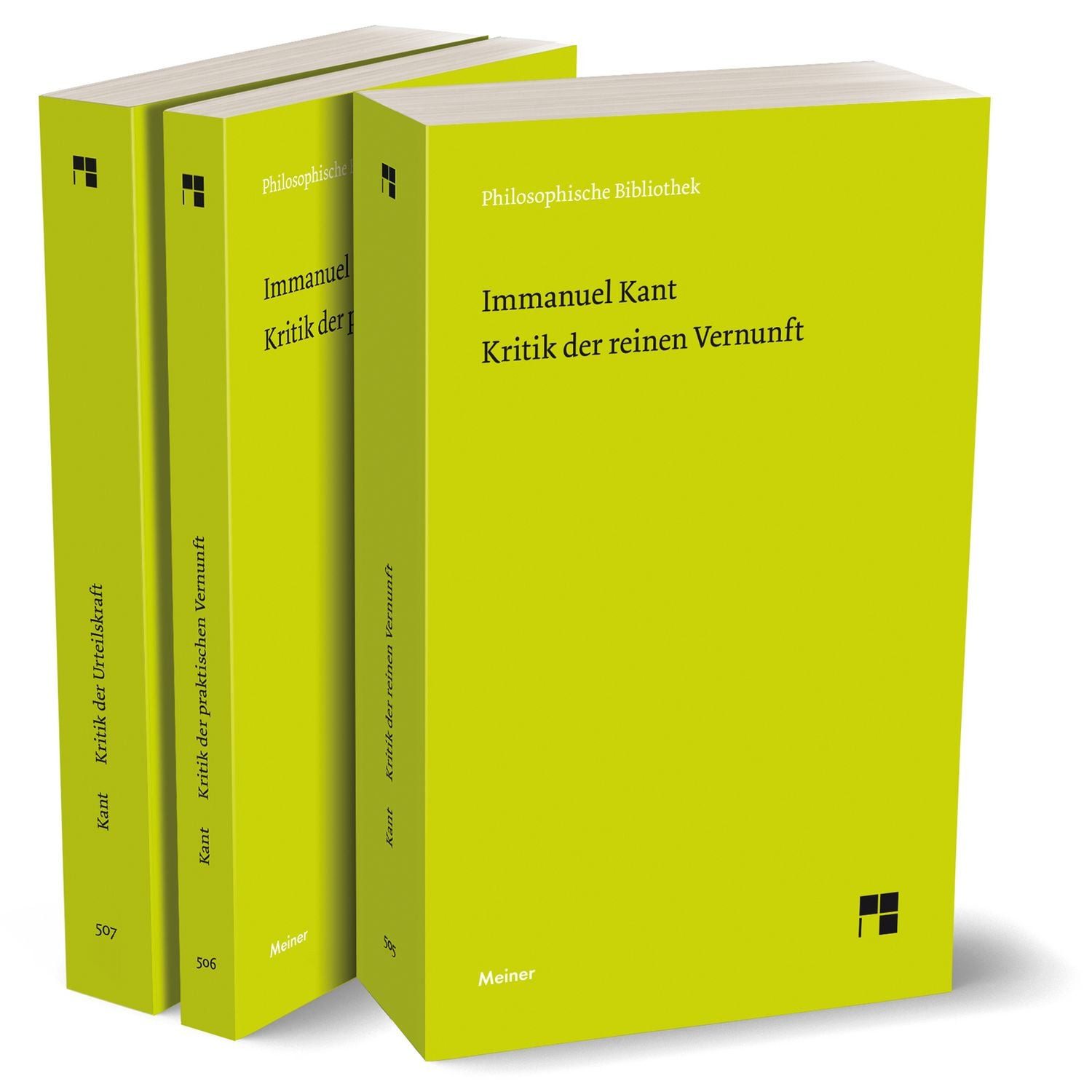 Die drei Kritiken / Immanuel Kant, Kritik der reinen Vernunft/ Kritik der praktischen Vernunft/ Kritik der Urteilskraft