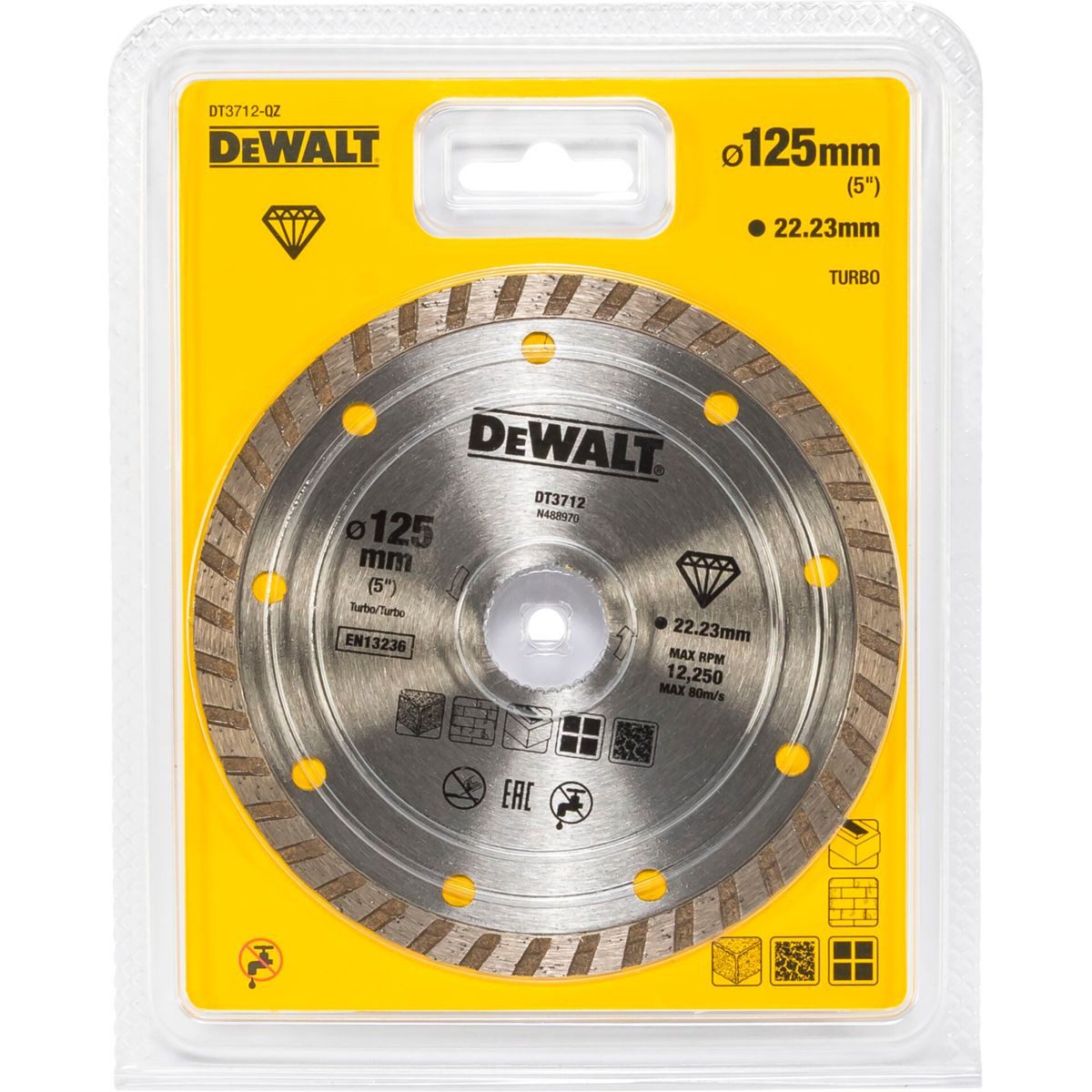 DeWalt Trennscheibe DT3712-QZ Diamant-Trennscheibe 125mm